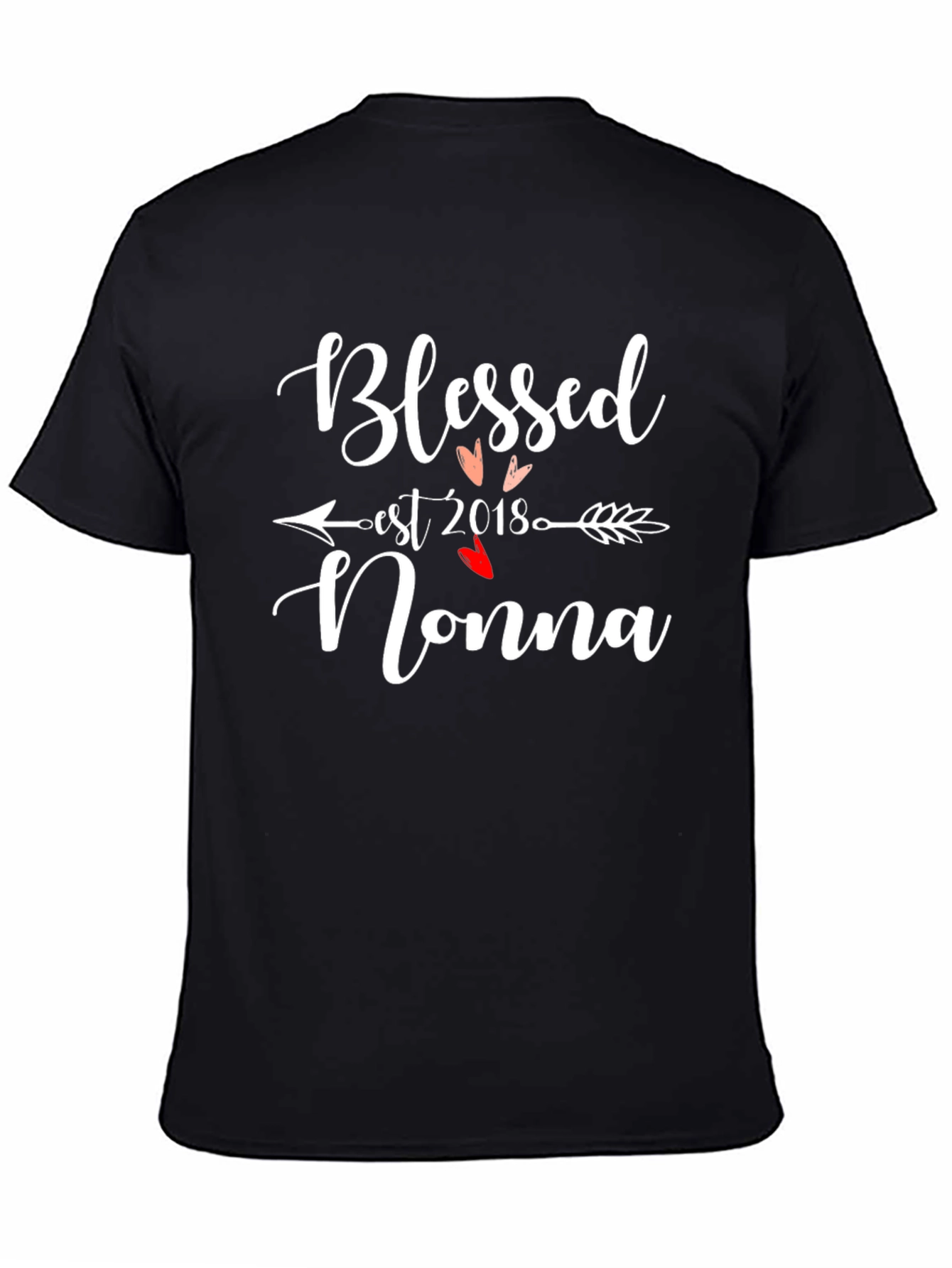 Blessed Nonna T-Shirt - Est. 2018 Graphic Tee