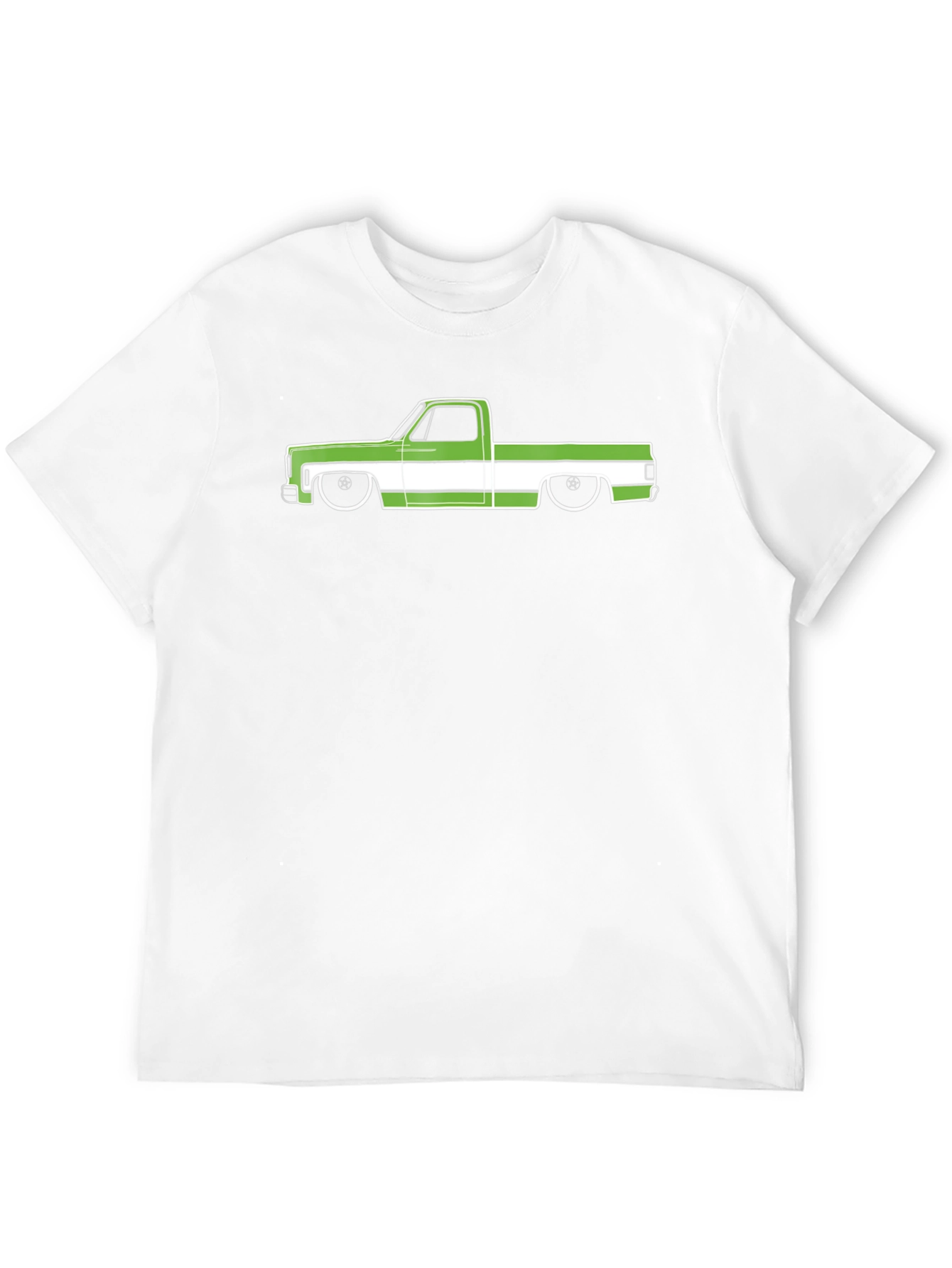 Truck T-Shirt Black Cotton Graphic Tee