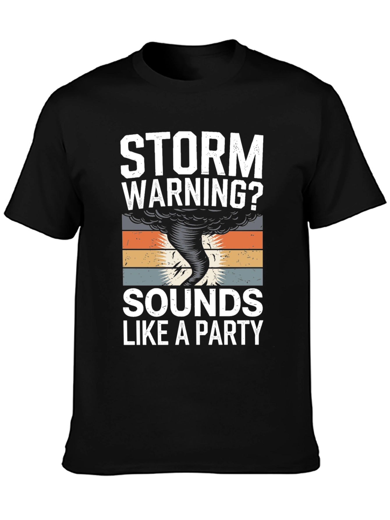 Storm Warning Party T-Shirt - Fun Graphic Tee