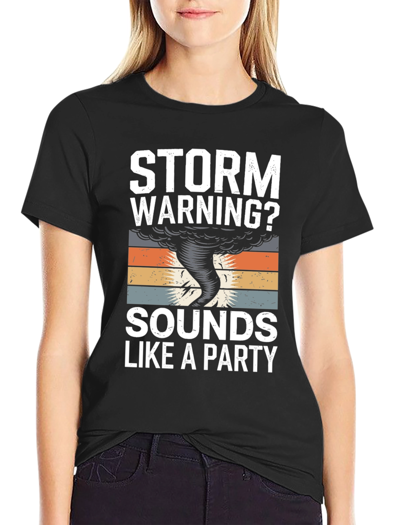 Storm Warning Party T-Shirt - Fun Graphic Tee