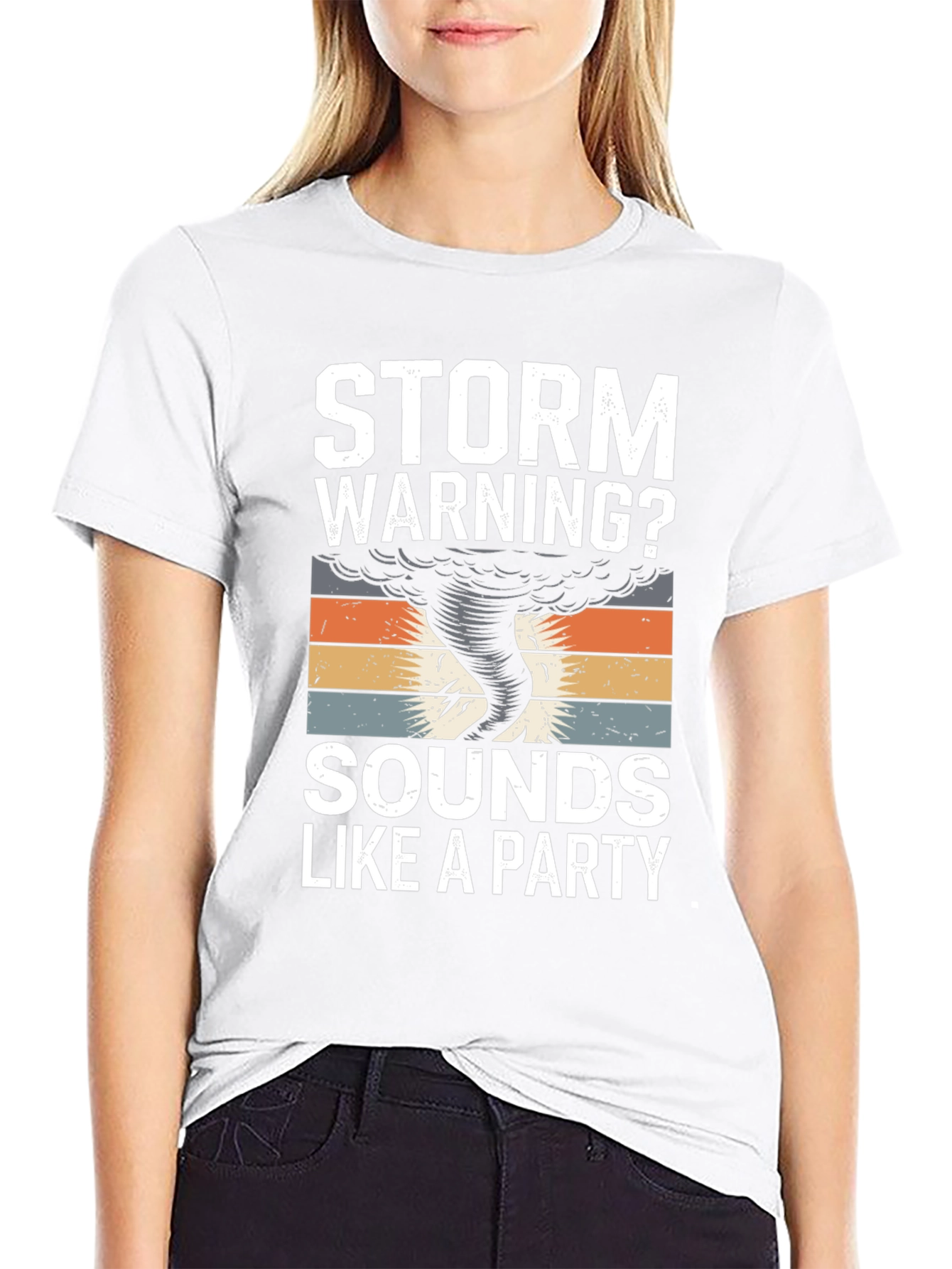 Storm Warning Party T-Shirt - Fun Graphic Tee