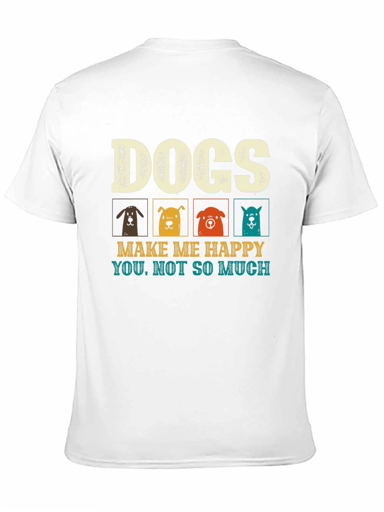 Dogs Make Me Happy Graphic Tee
