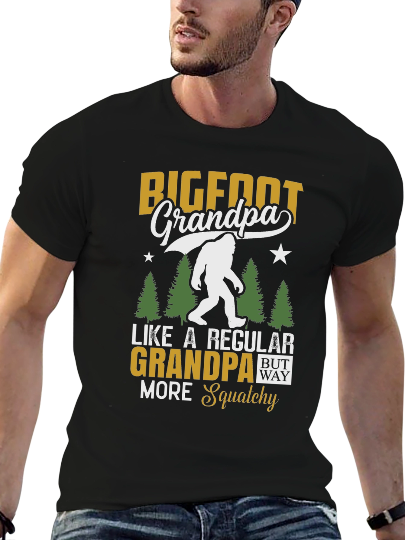 Bigfoot Grandpa T-Shirt