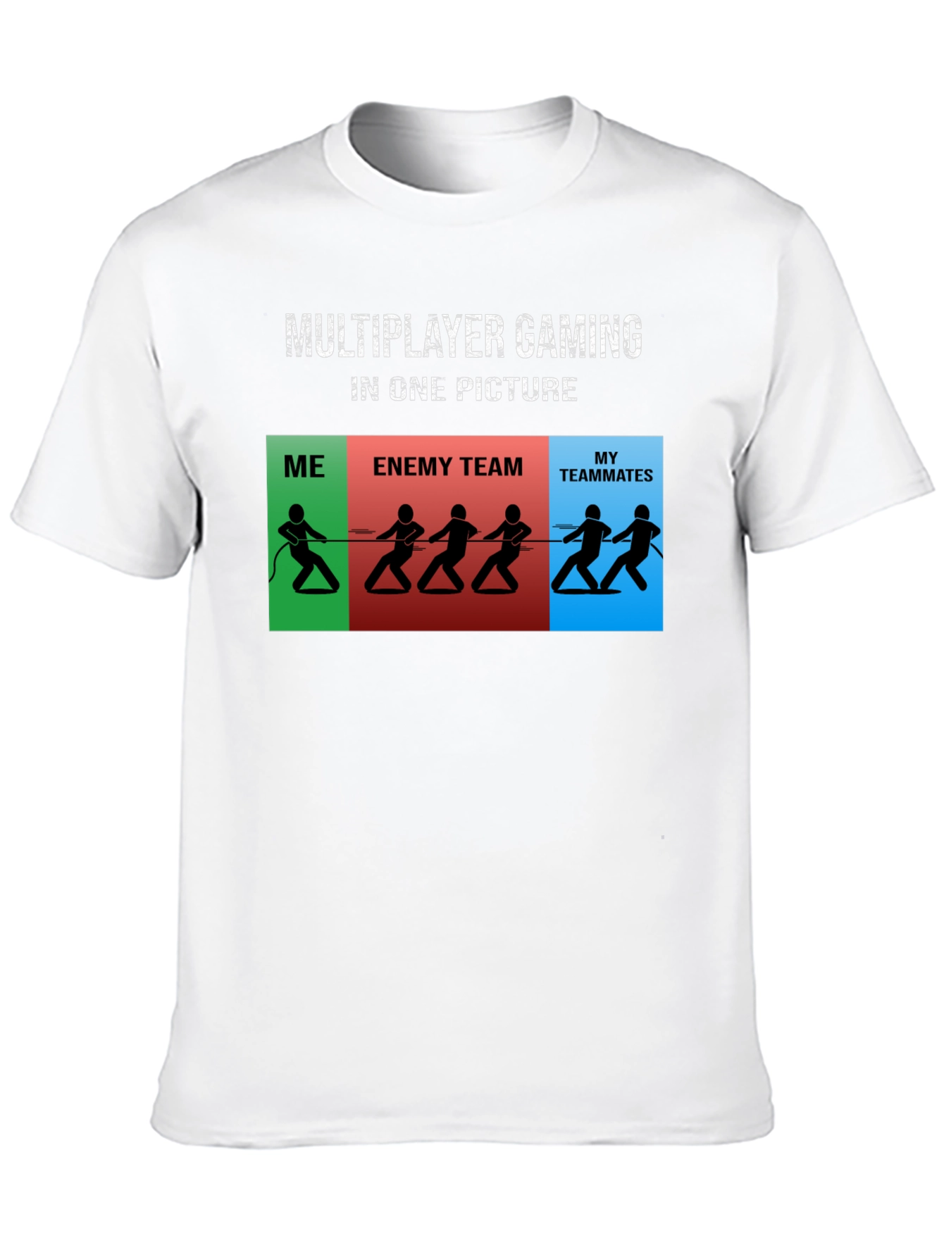 Multiplayer Gaming in One Picture T-Shirt