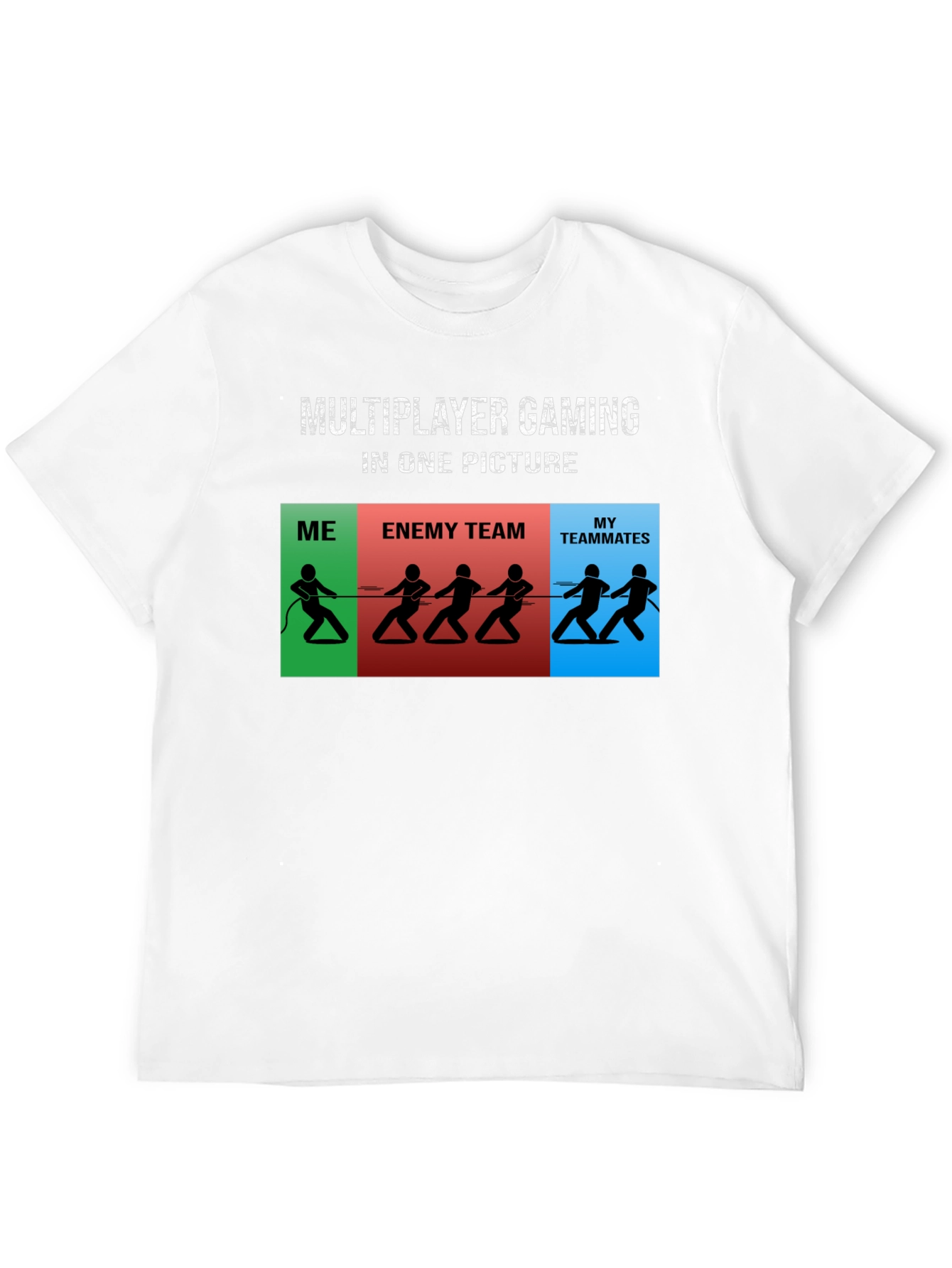Multiplayer Gaming in One Picture T-Shirt