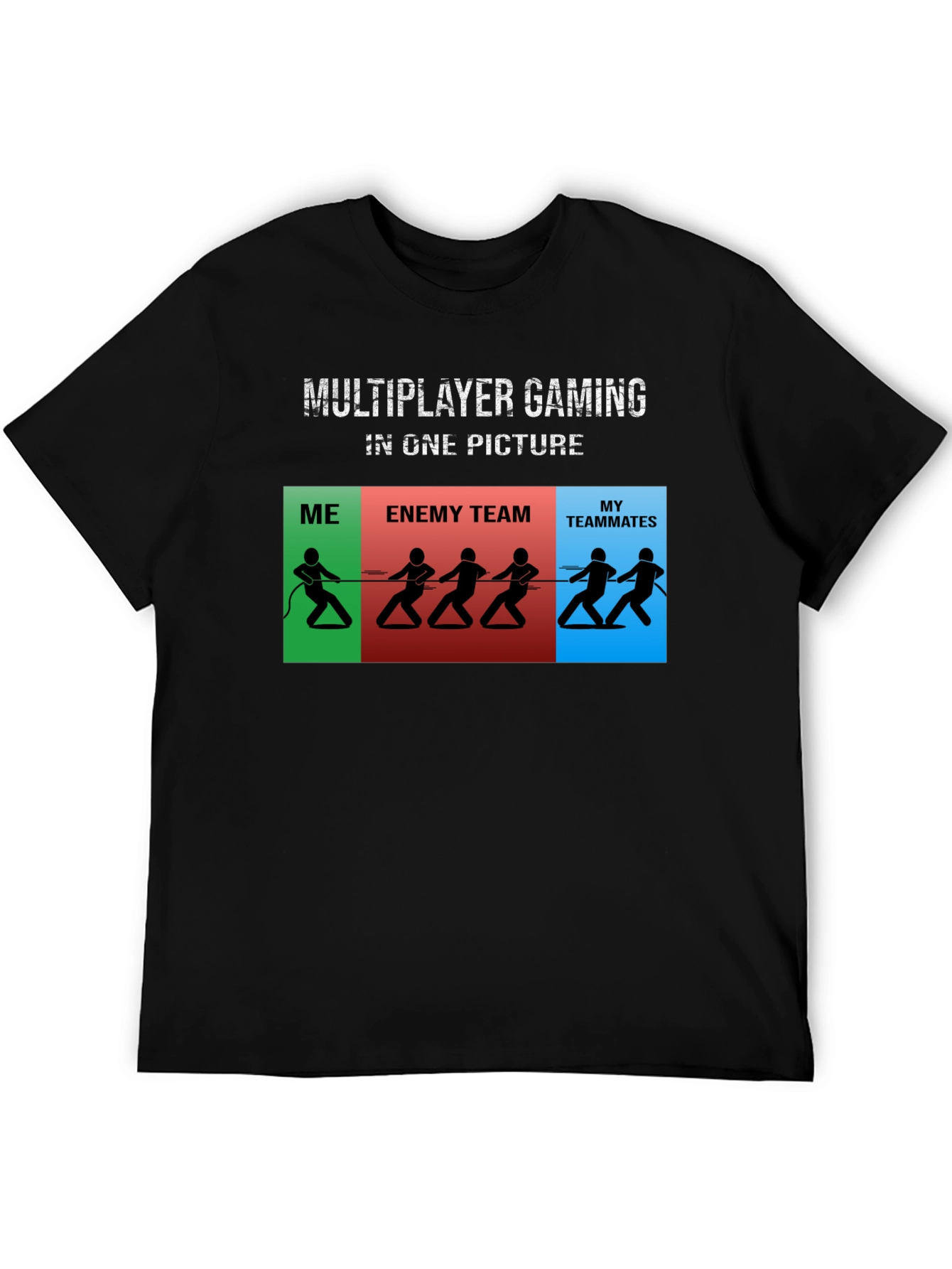 Multiplayer Gaming in One Picture T-Shirt