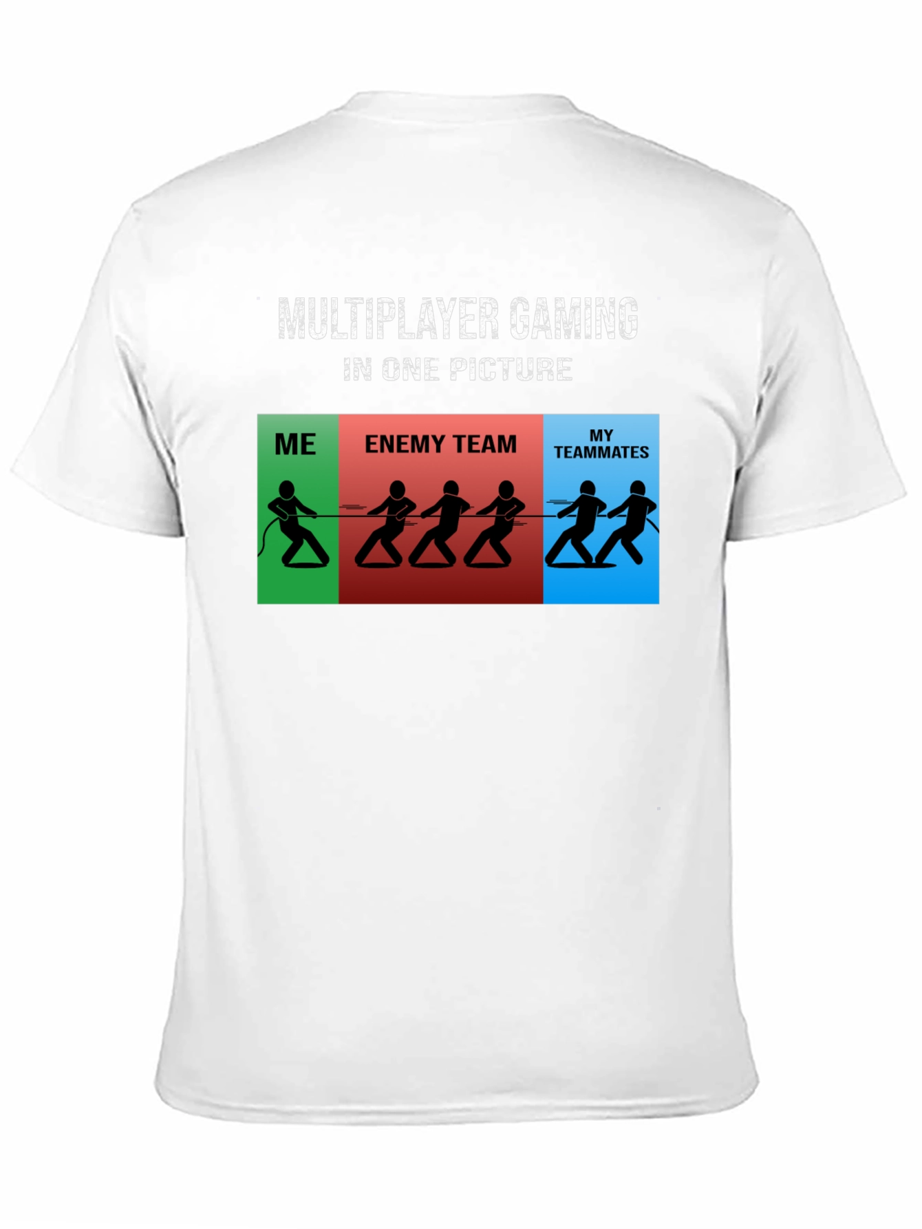 Multiplayer Gaming in One Picture T-Shirt