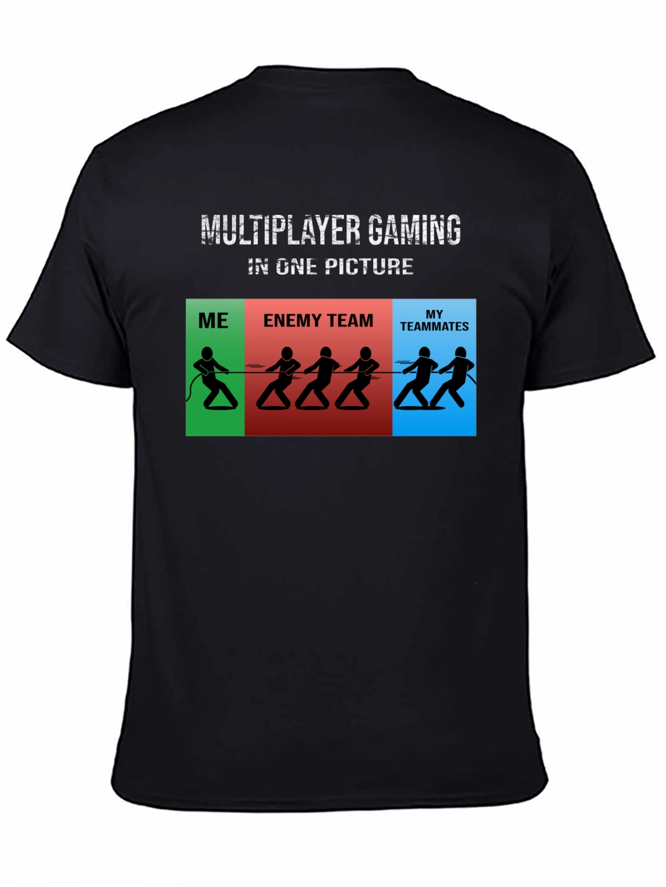 Multiplayer Gaming in One Picture T-Shirt