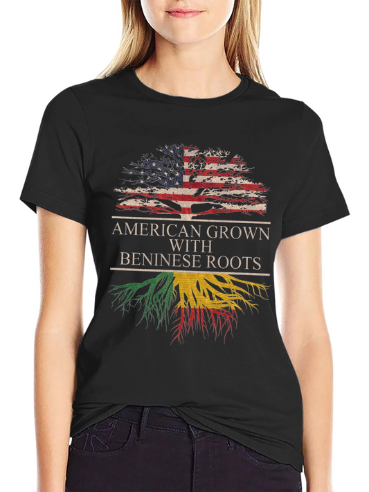American Grown Beninese Roots T-Shirt