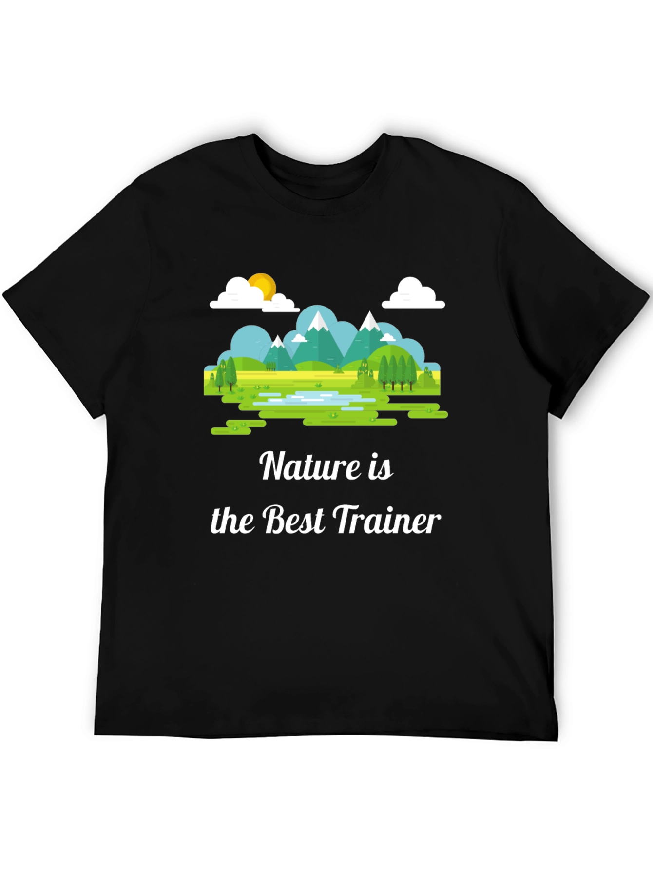 Nature is the Best Trainer Graphic T-Shirt