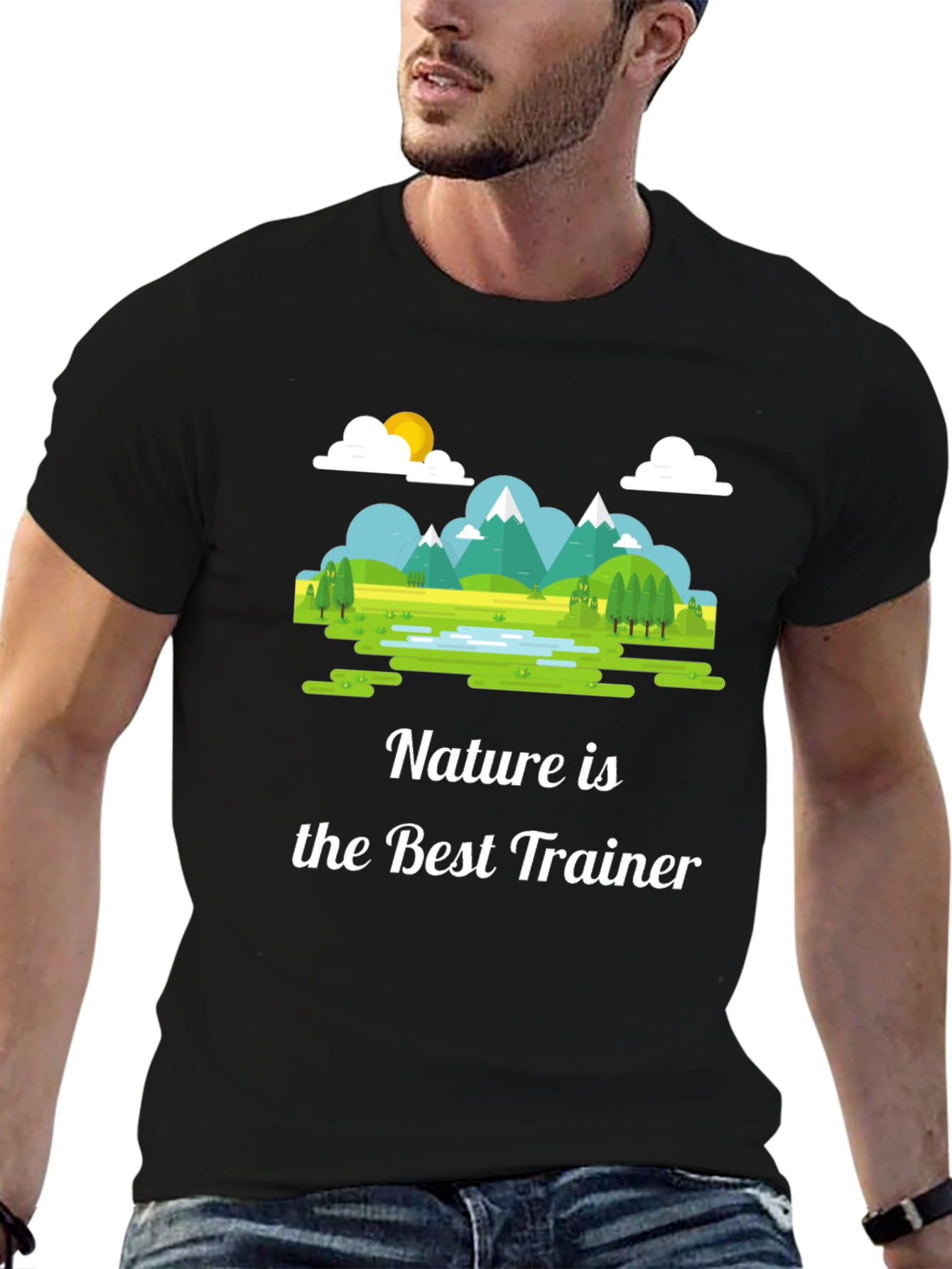 Nature is the Best Trainer Graphic T-Shirt