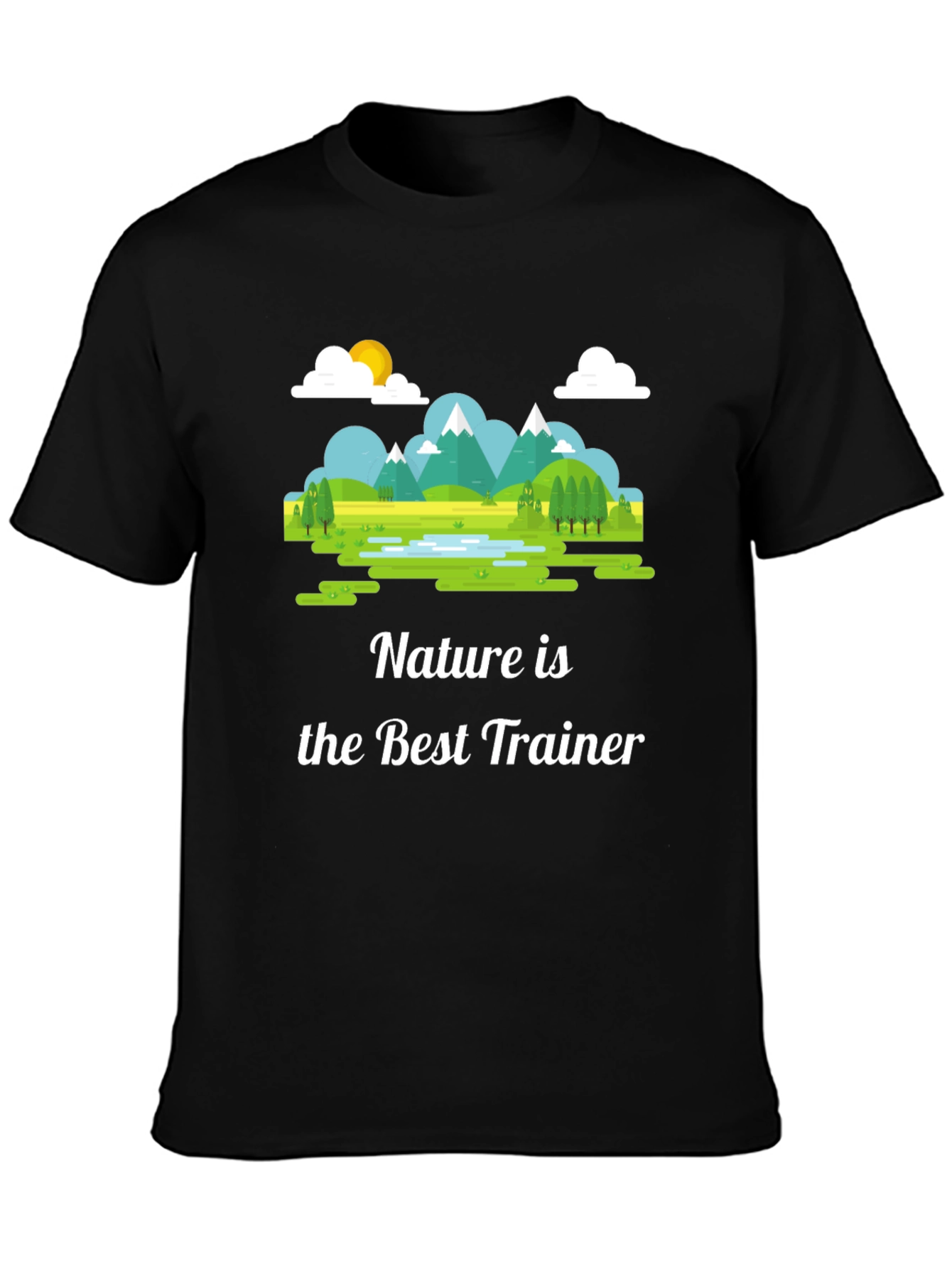 Nature is the Best Trainer Graphic T-Shirt