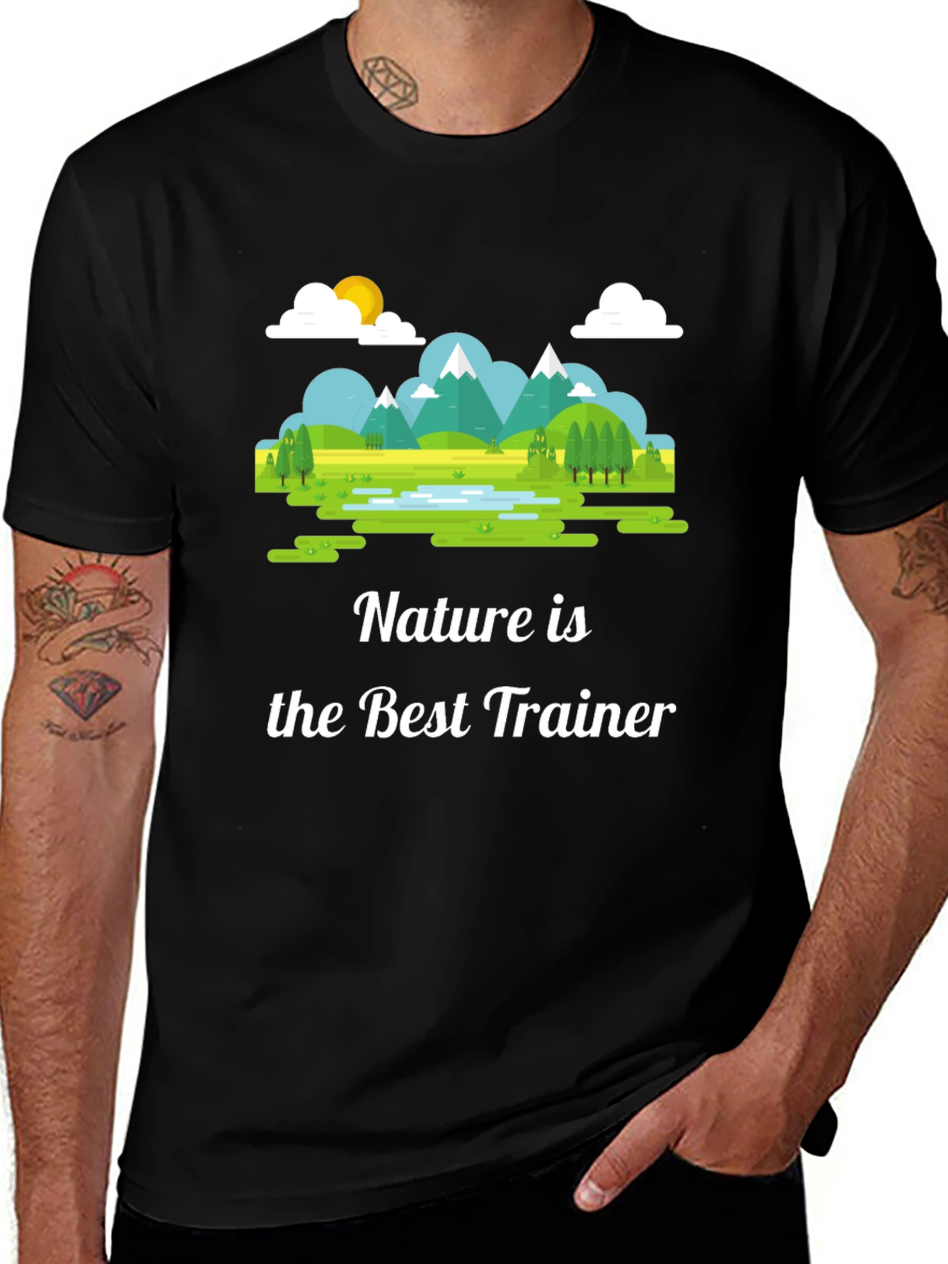 Nature is the Best Trainer Graphic T-Shirt