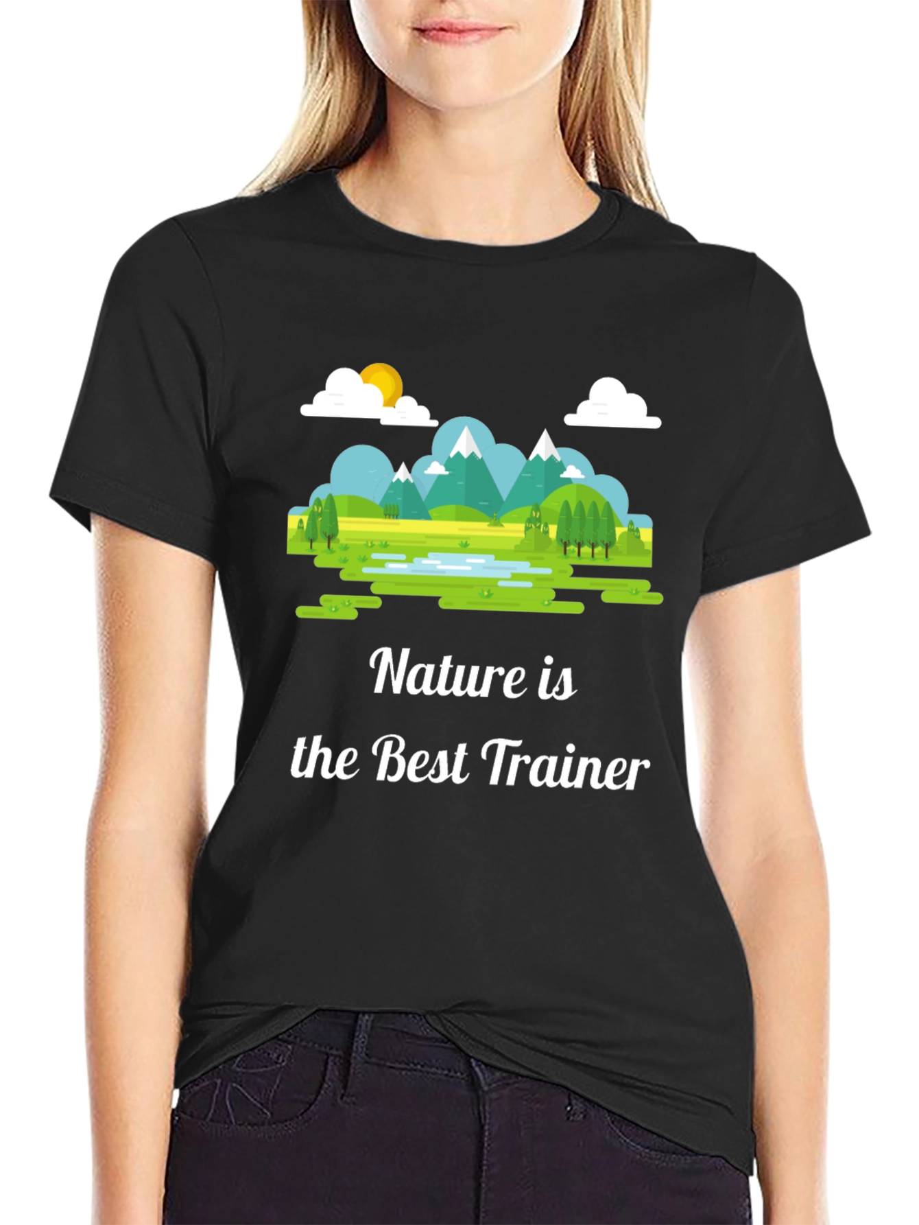 Nature is the Best Trainer Graphic T-Shirt