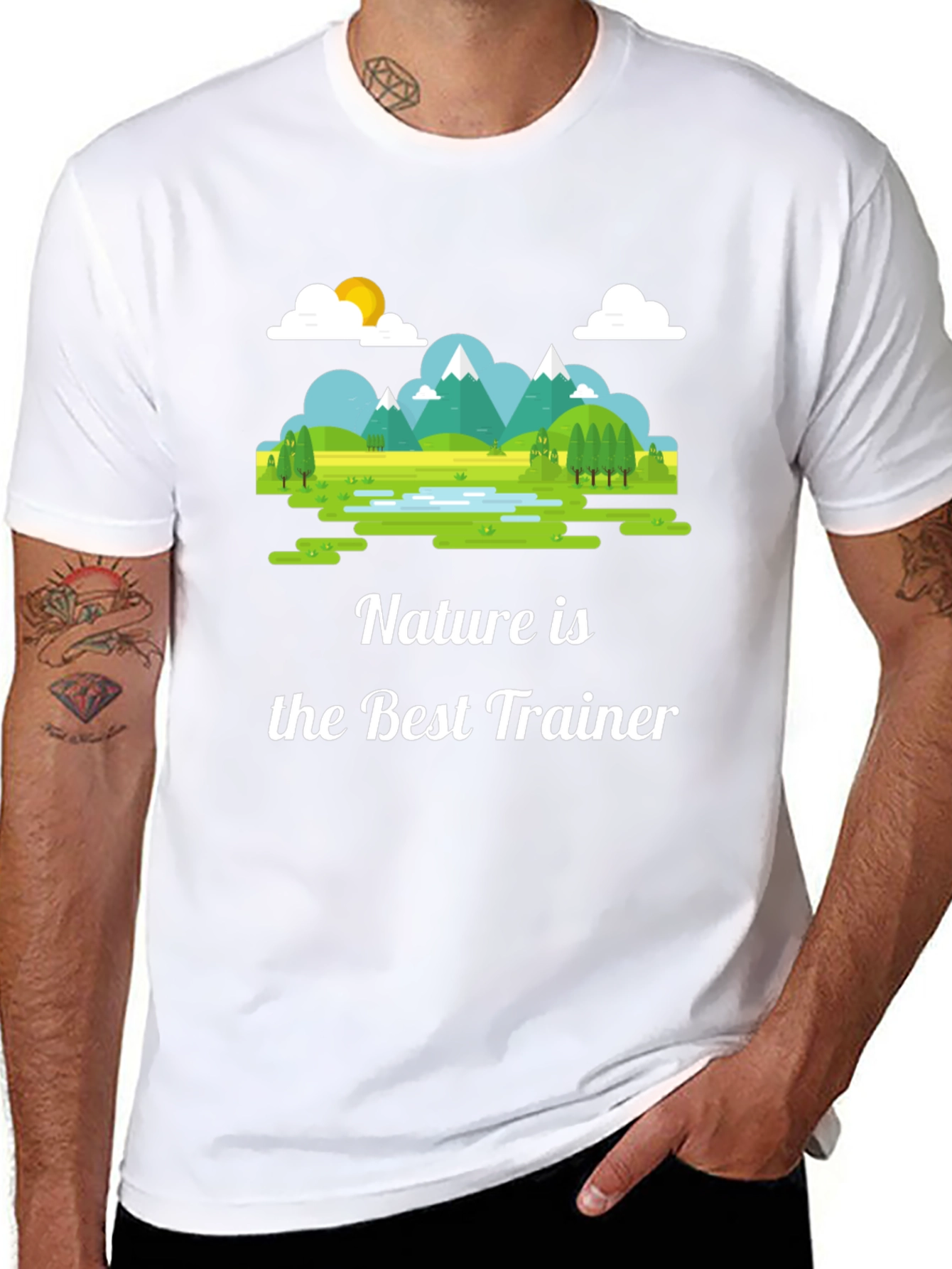Nature is the Best Trainer Graphic T-Shirt