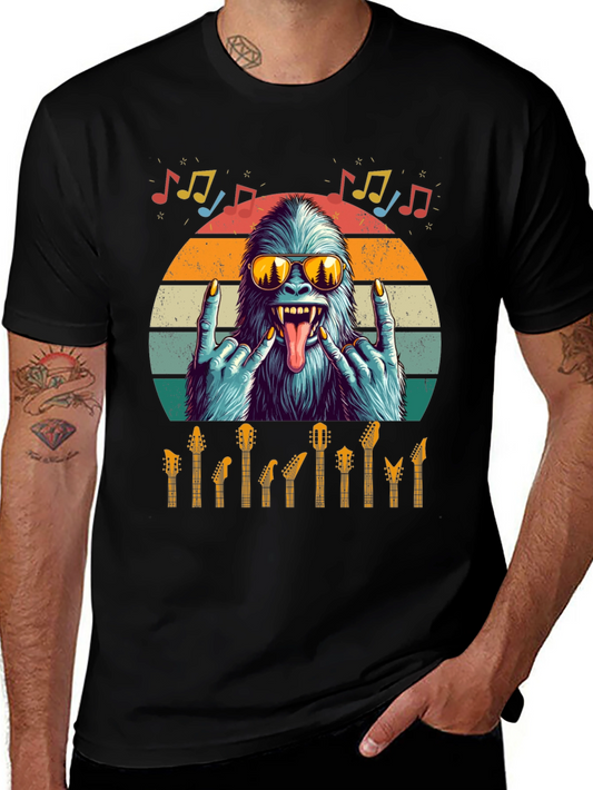 Rockin Yeti Guitar Lover T-Shirt