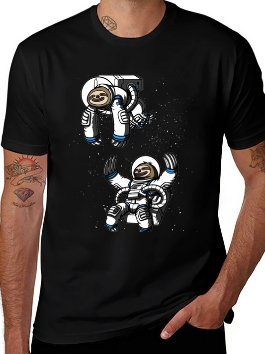 Sloth Astronaut T-Shirt - Space Adventure Tee