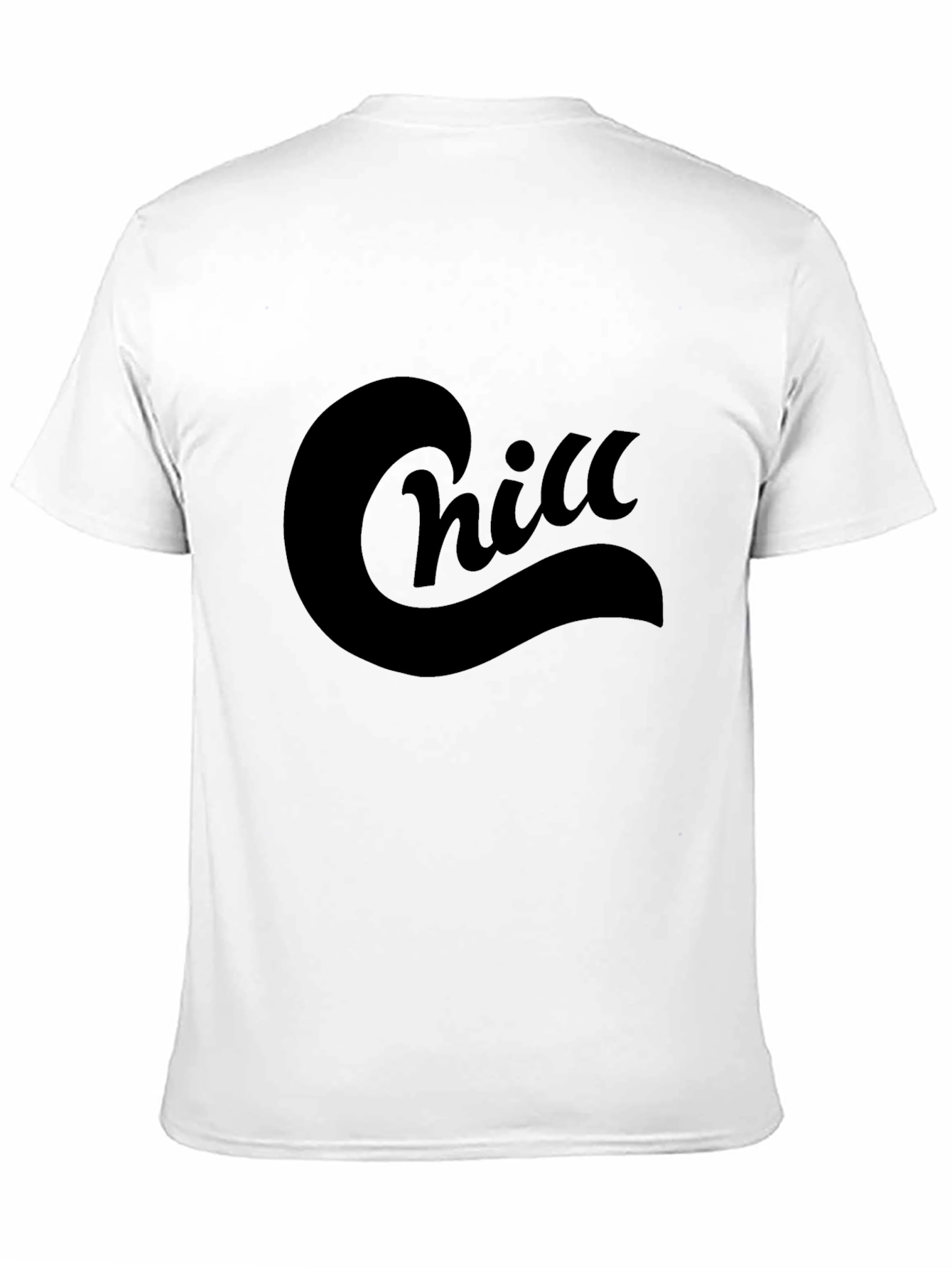 Chill Black T-Shirt - Relaxed Comfort