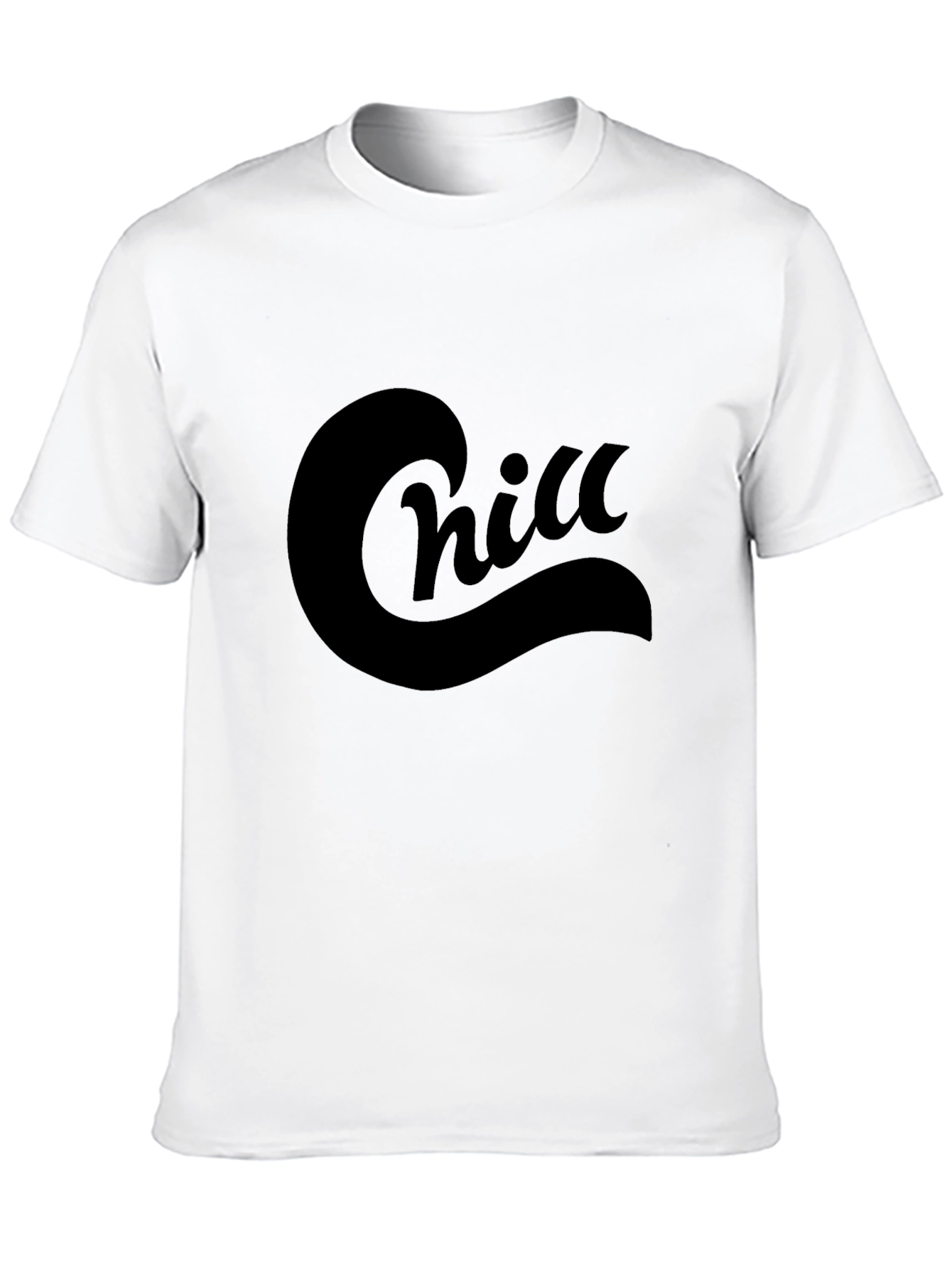 Chill Black T-Shirt - Relaxed Comfort