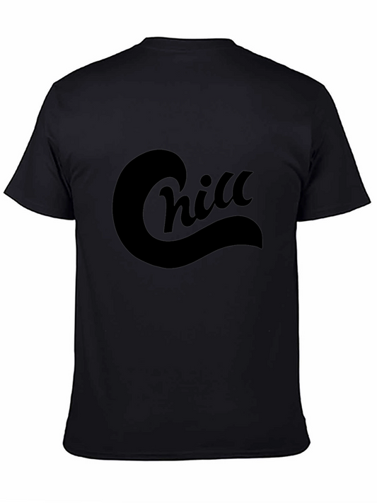 Chill Black T-Shirt - Relaxed Comfort