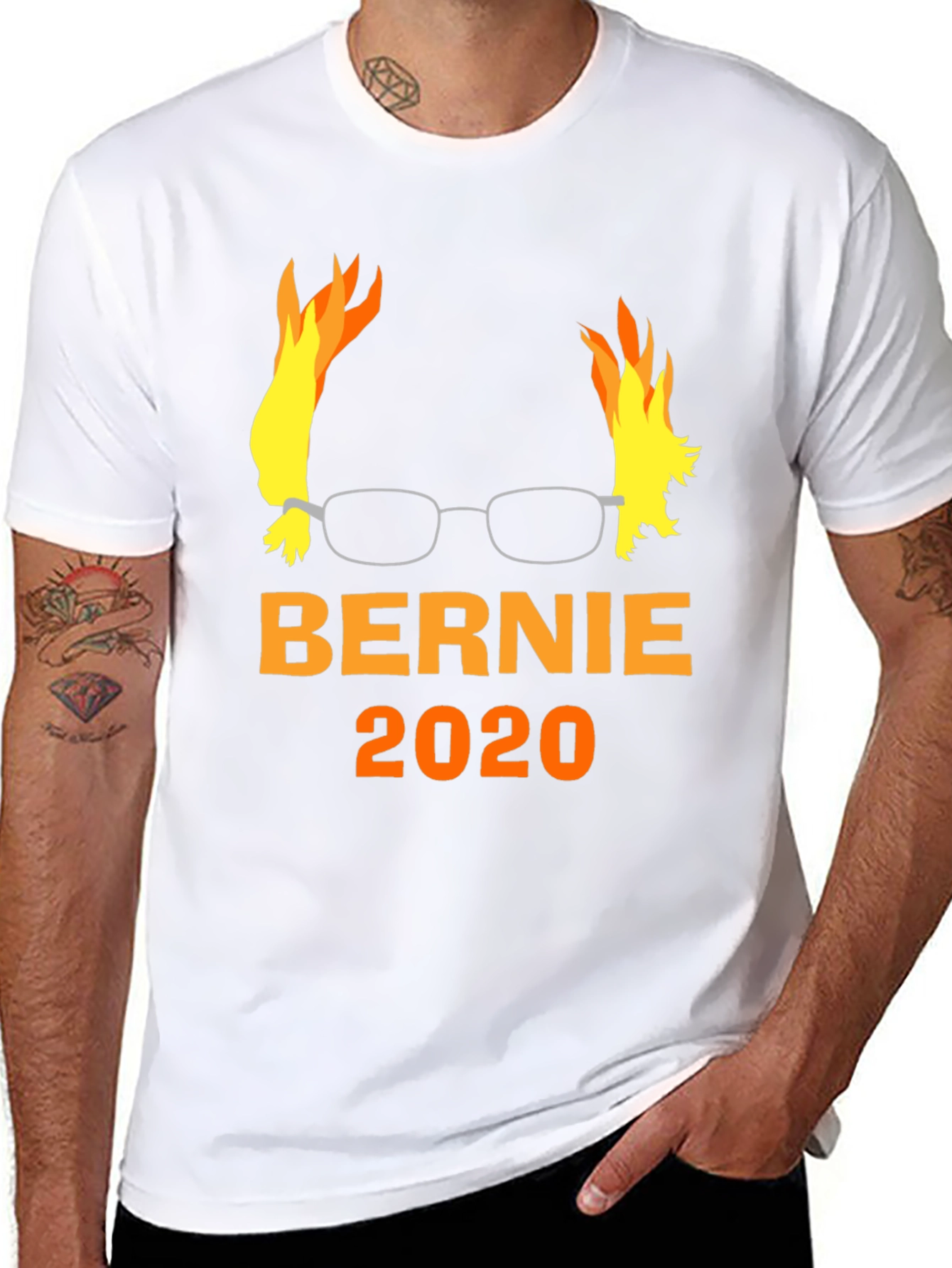 Bernie 2020 Flame T-Shirt