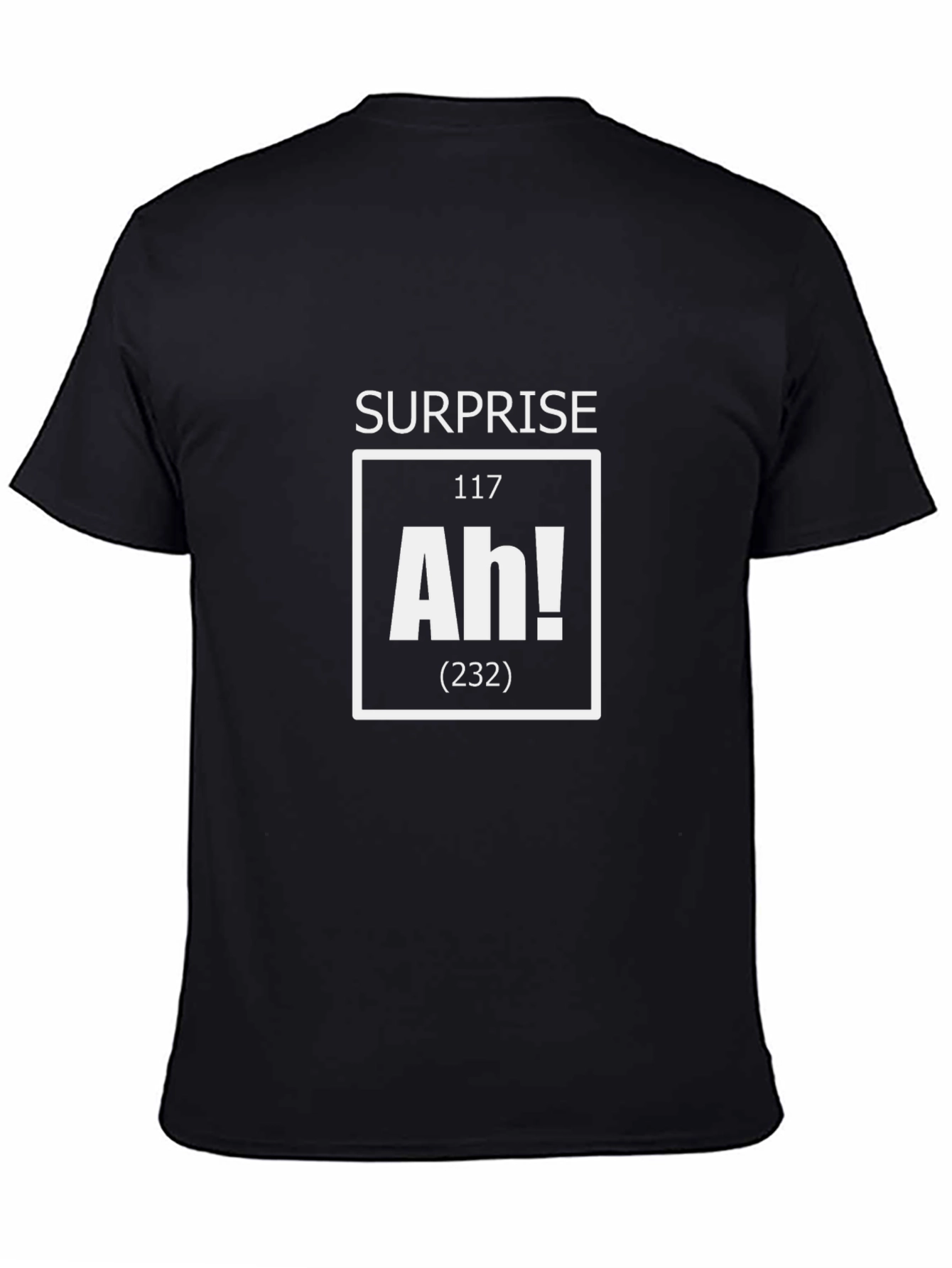 Surprise Ah! Periodic Table Funny Graphic T-Shirt