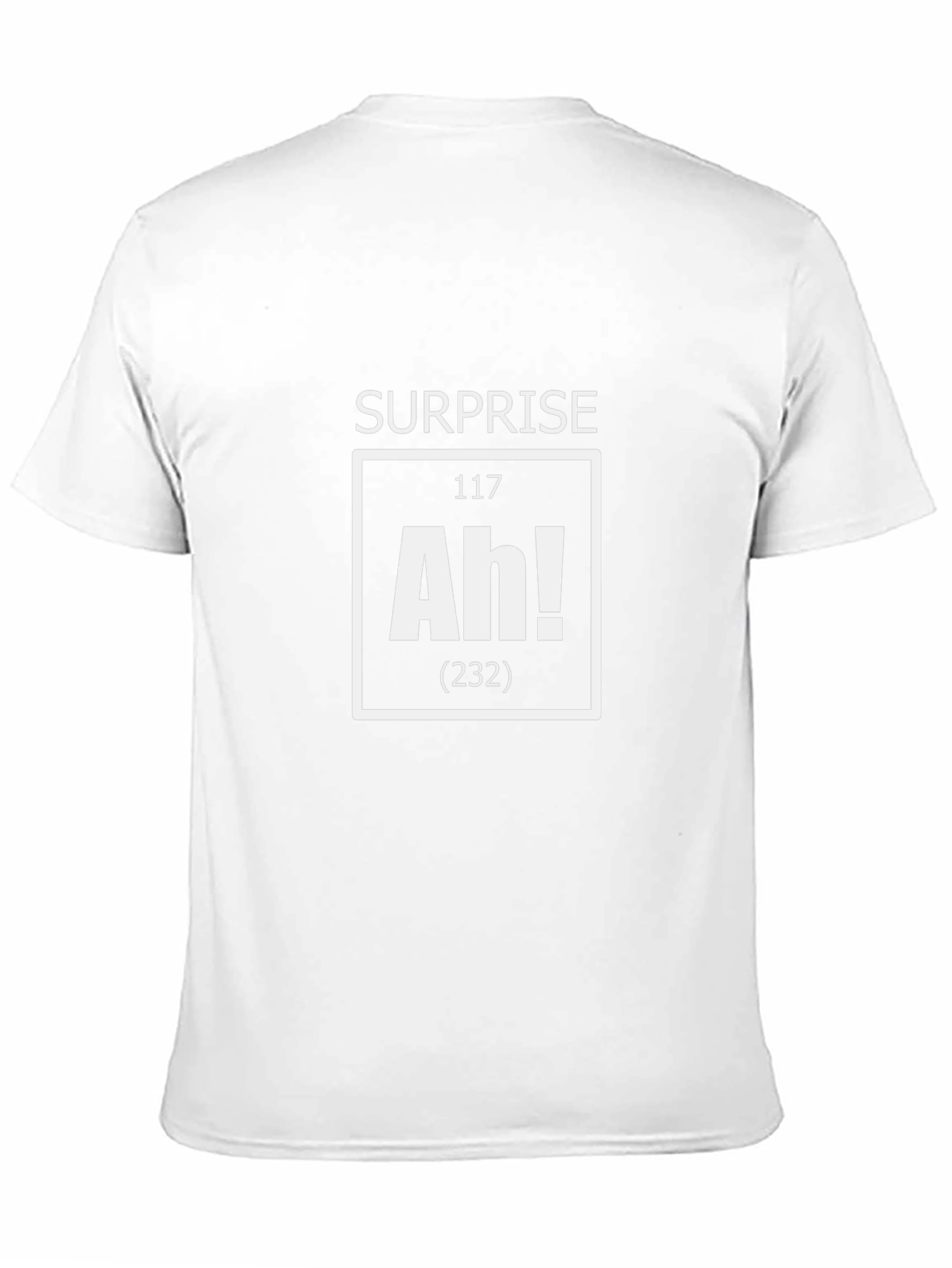 Surprise Ah! Periodic Table Funny Graphic T-Shirt