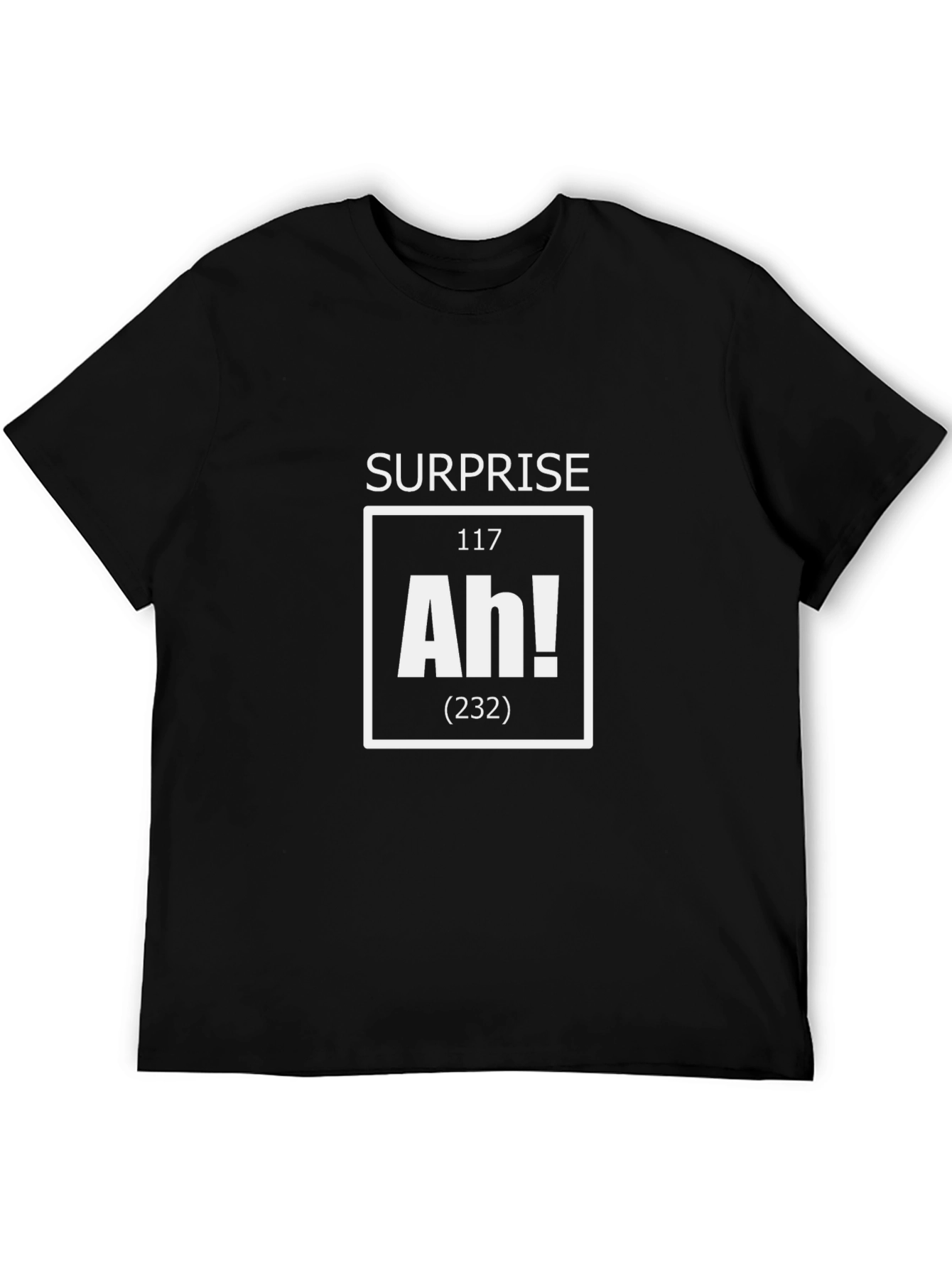 Surprise Ah! Periodic Table Funny Graphic T-Shirt