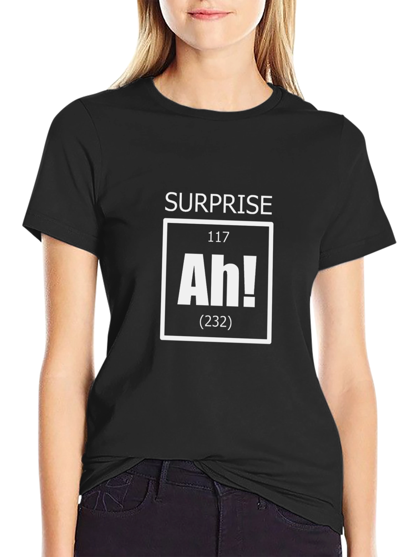 Surprise Ah! Periodic Table Funny Graphic T-Shirt