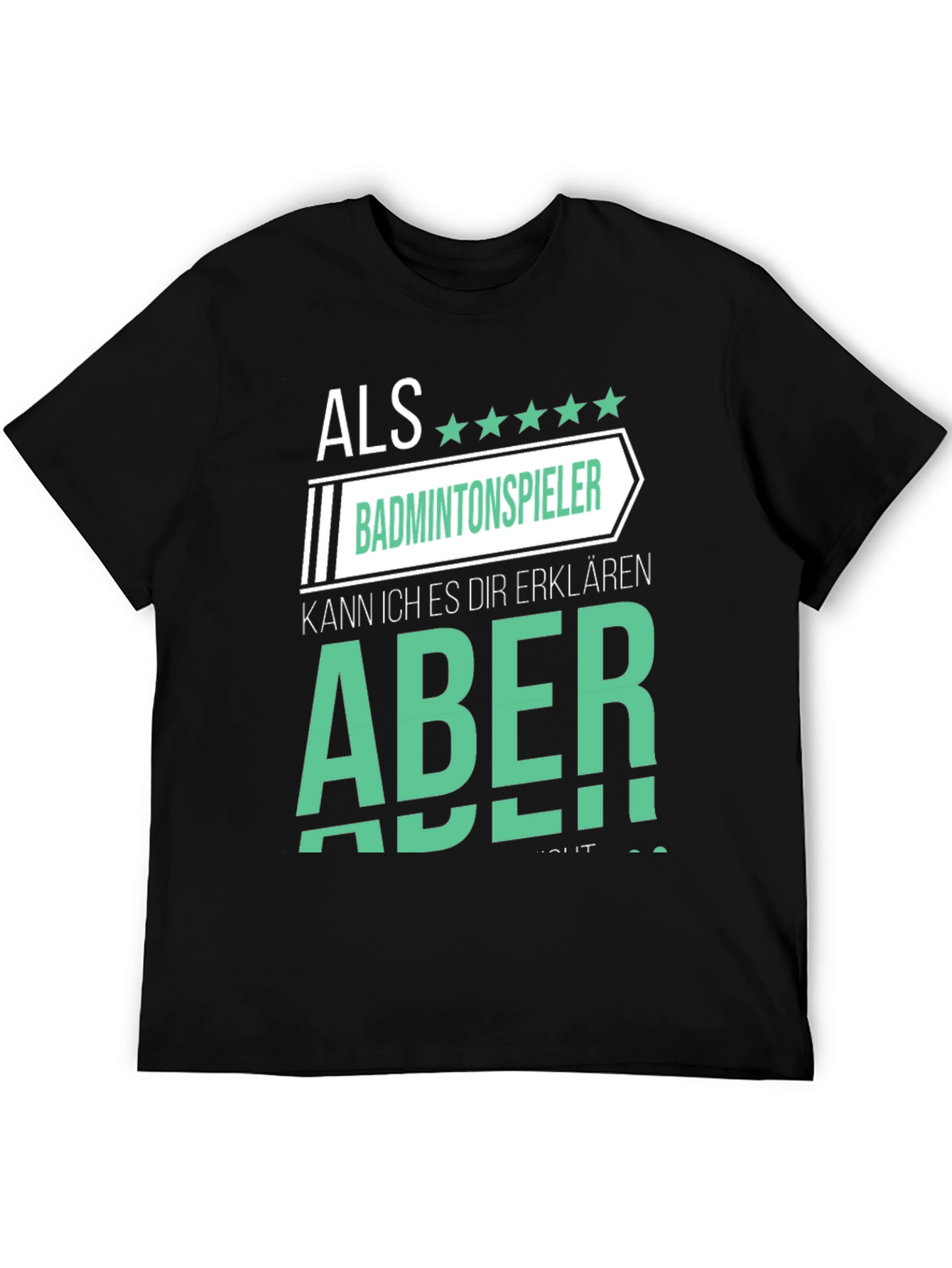 Funny Badminton Player T-Shirt