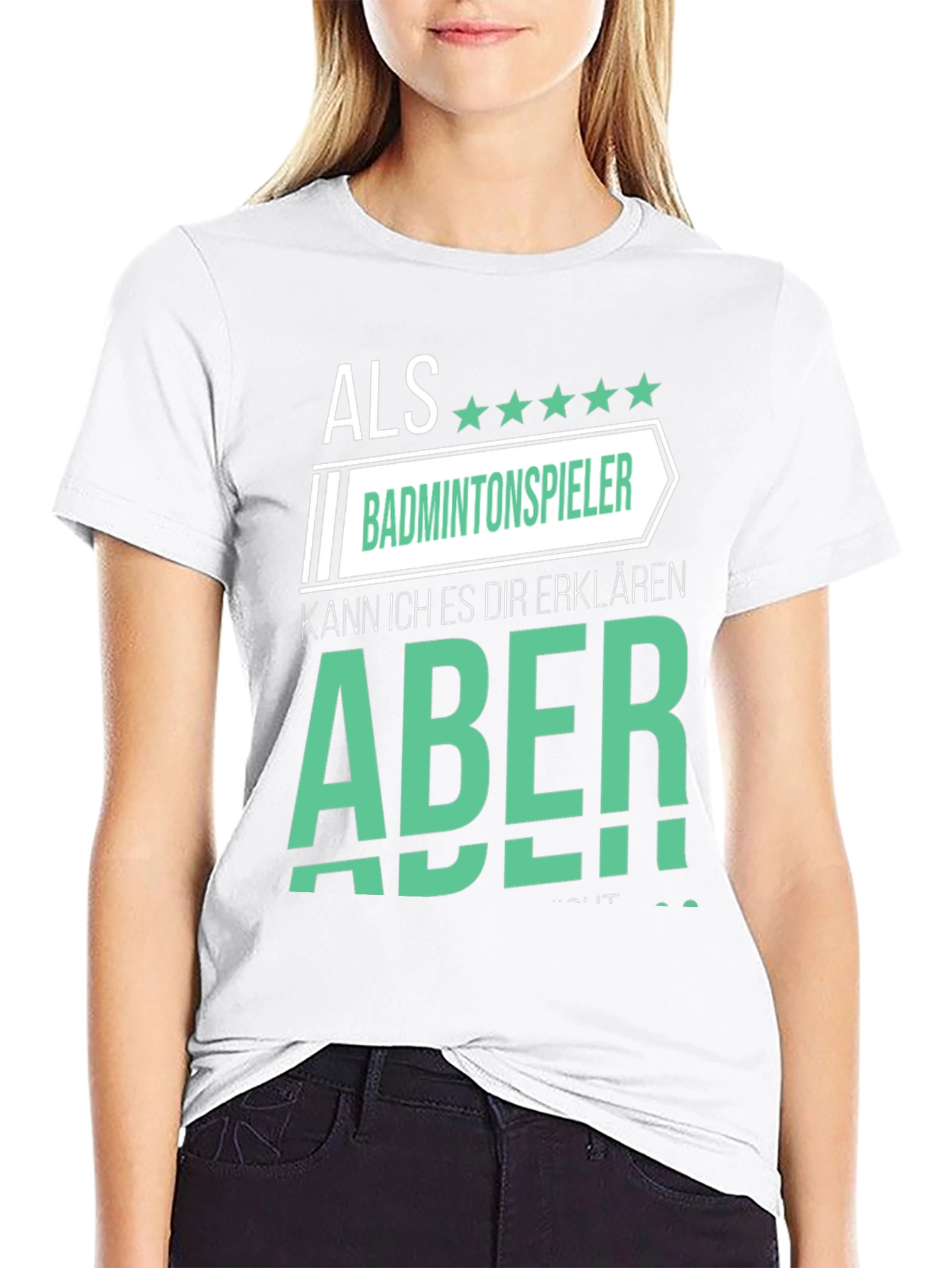 Funny Badminton Player T-Shirt