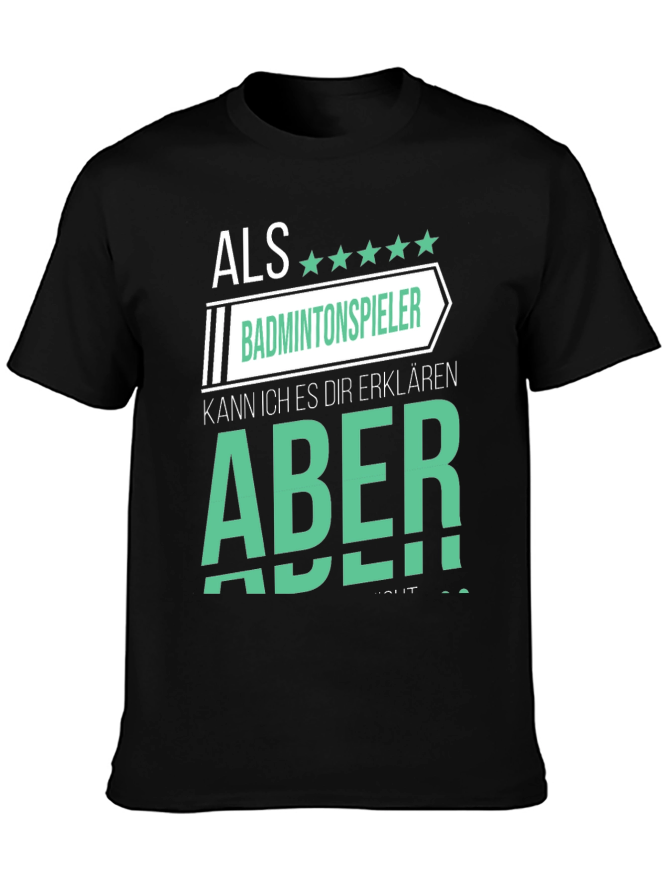 Funny Badminton Player T-Shirt
