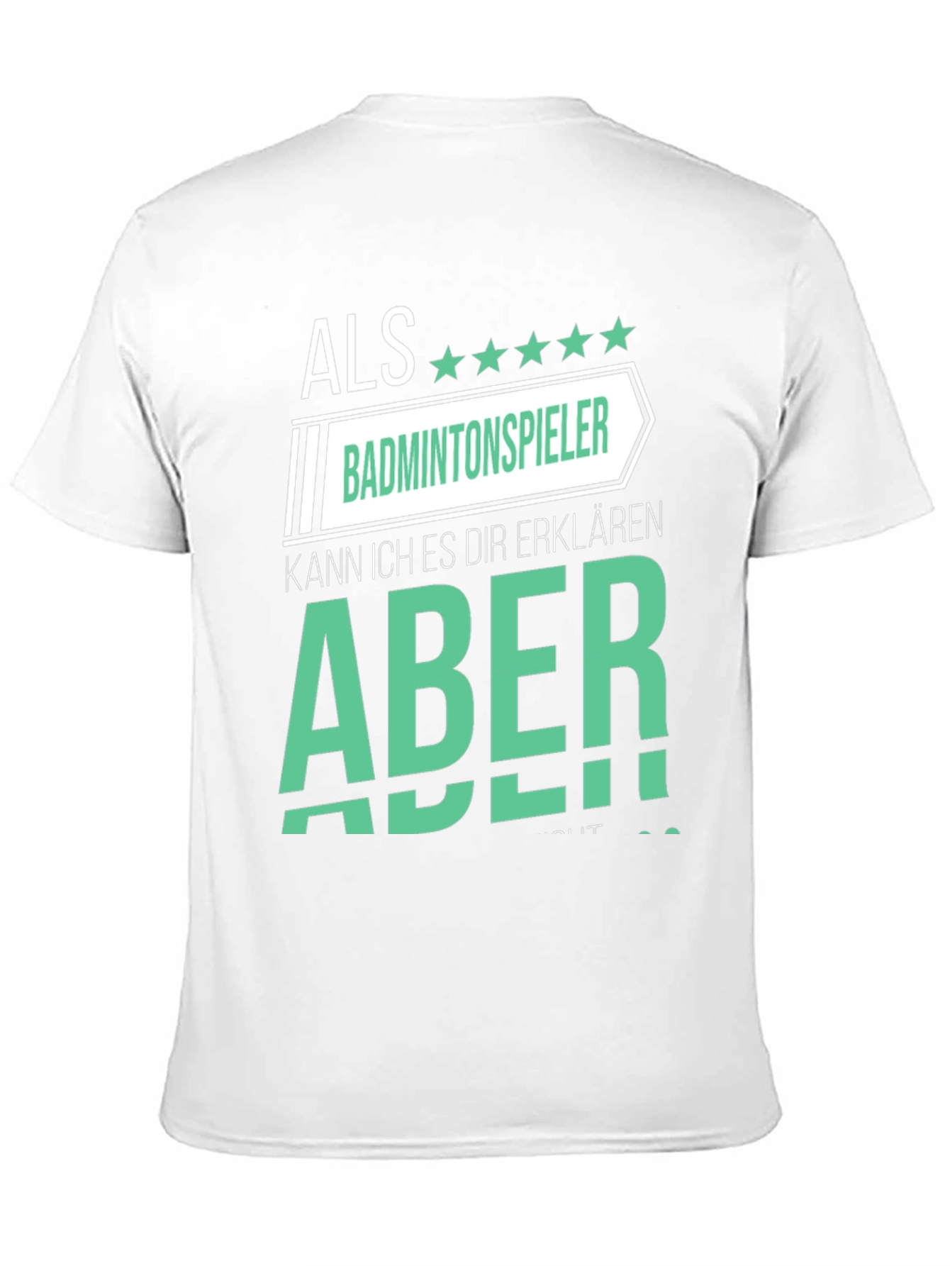 Funny Badminton Player T-Shirt