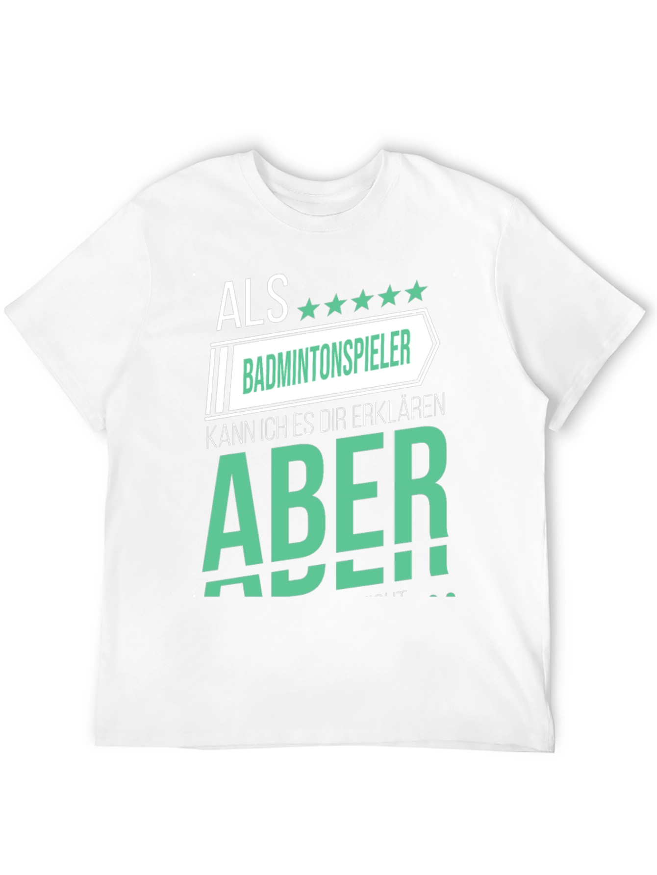 Funny Badminton Player T-Shirt