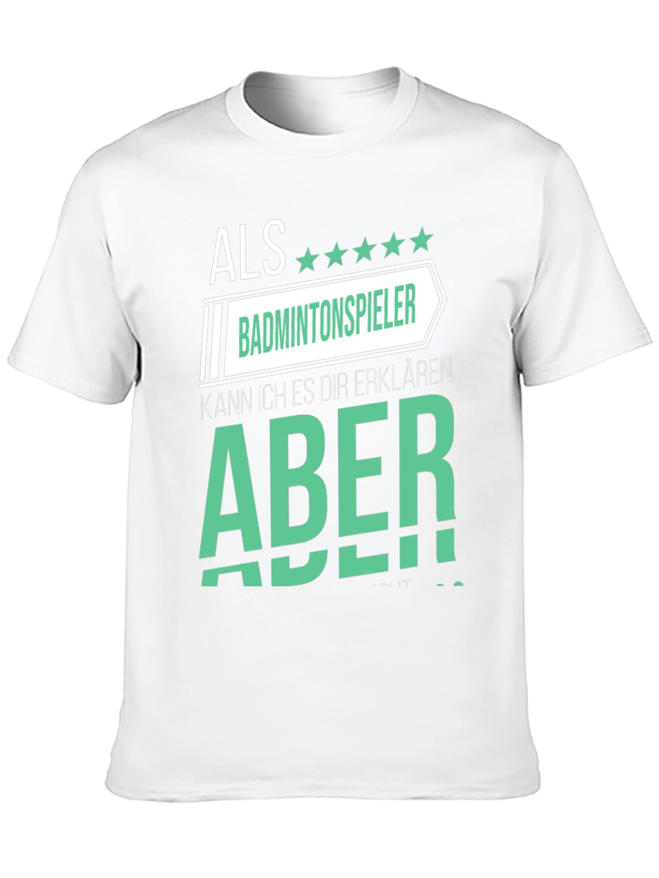 Funny Badminton Player T-Shirt