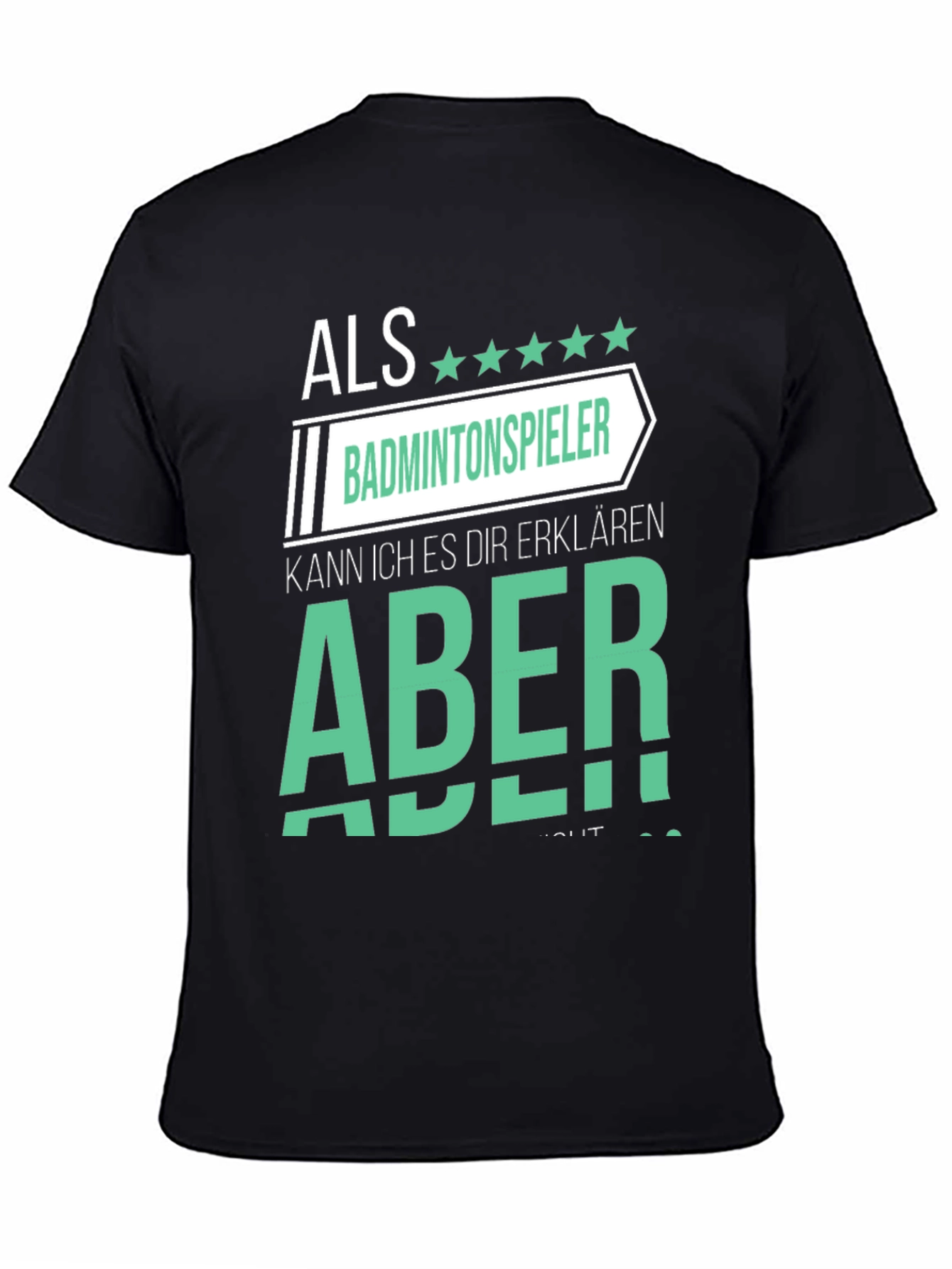 Funny Badminton Player T-Shirt