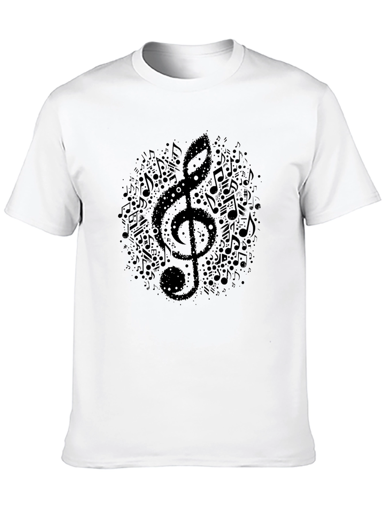 Musical Note Clef Graphic Tee
