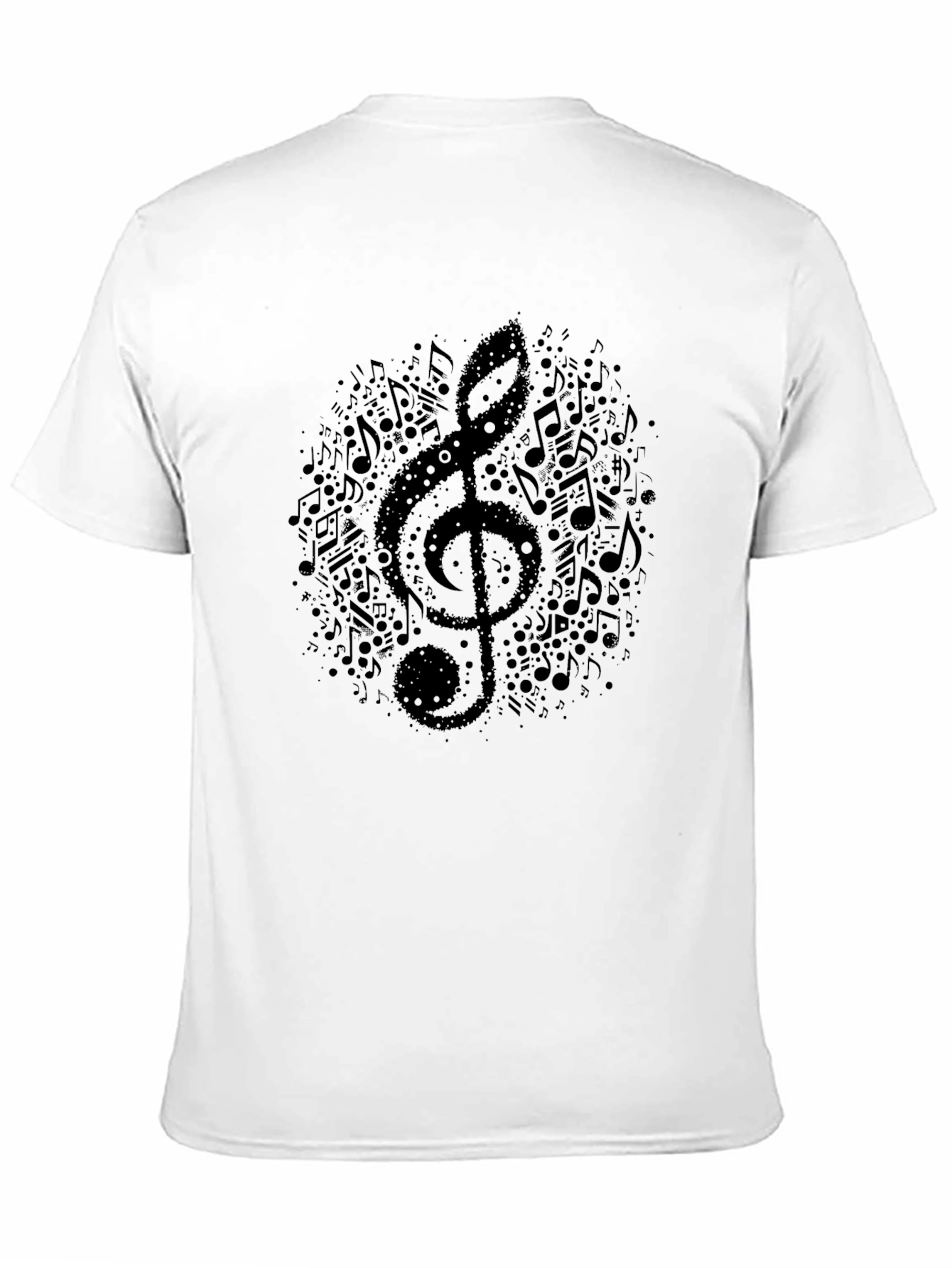 Musical Note Clef Graphic Tee