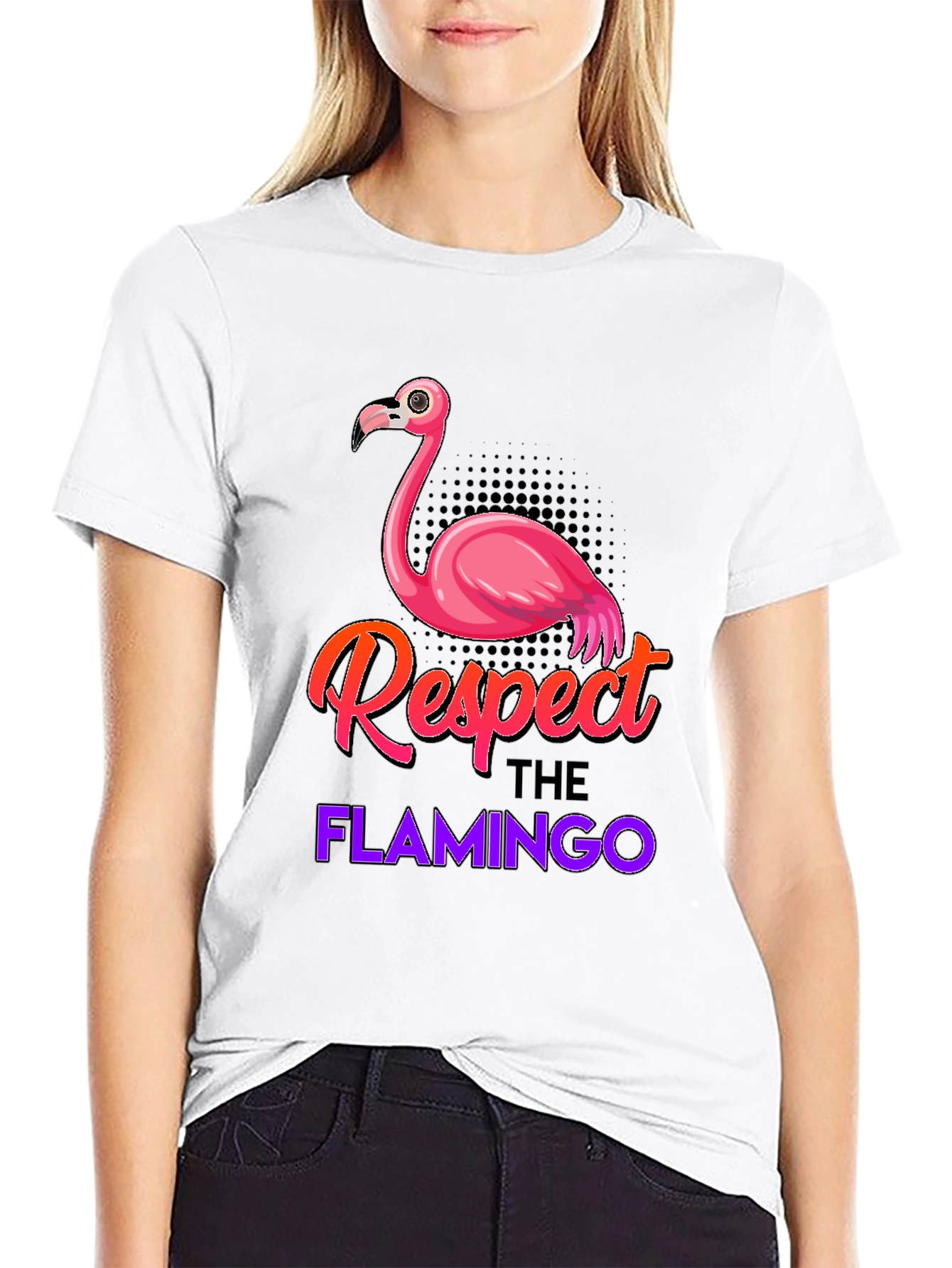 Respect the Flamingo Graphic Tee