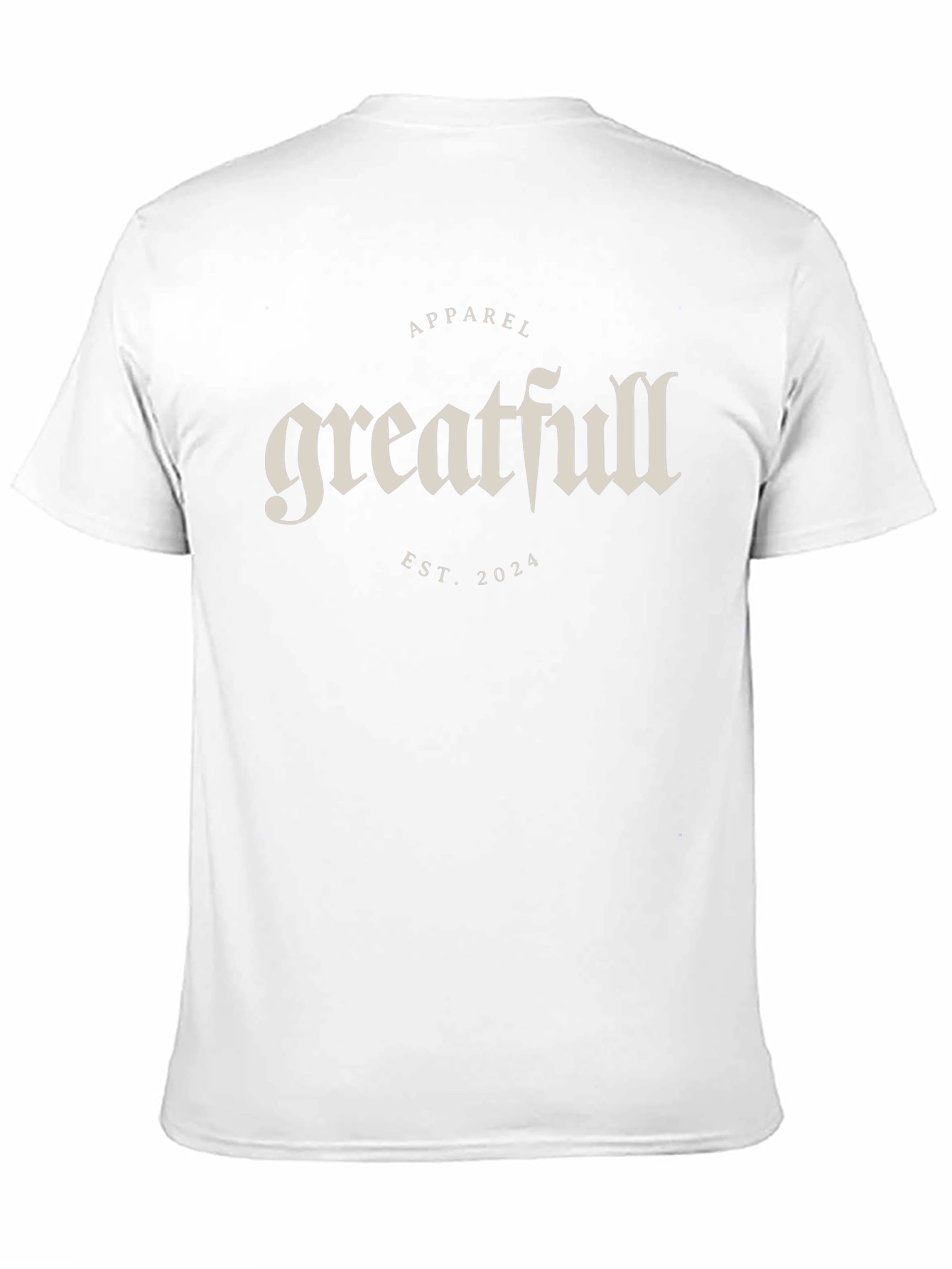 Greatfull Apparel Black T-Shirt Est. 2024