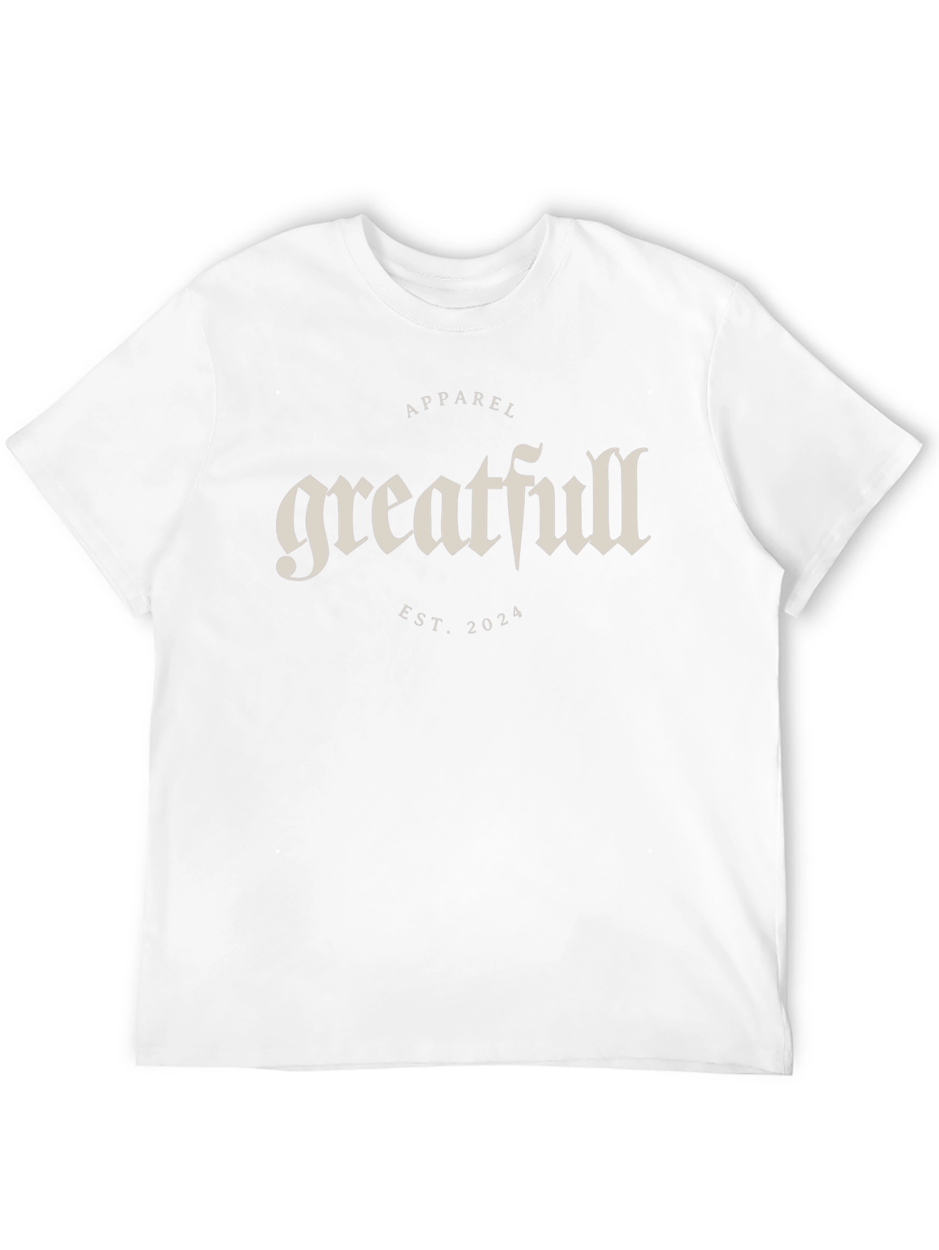 Greatfull Apparel Black T-Shirt Est. 2024