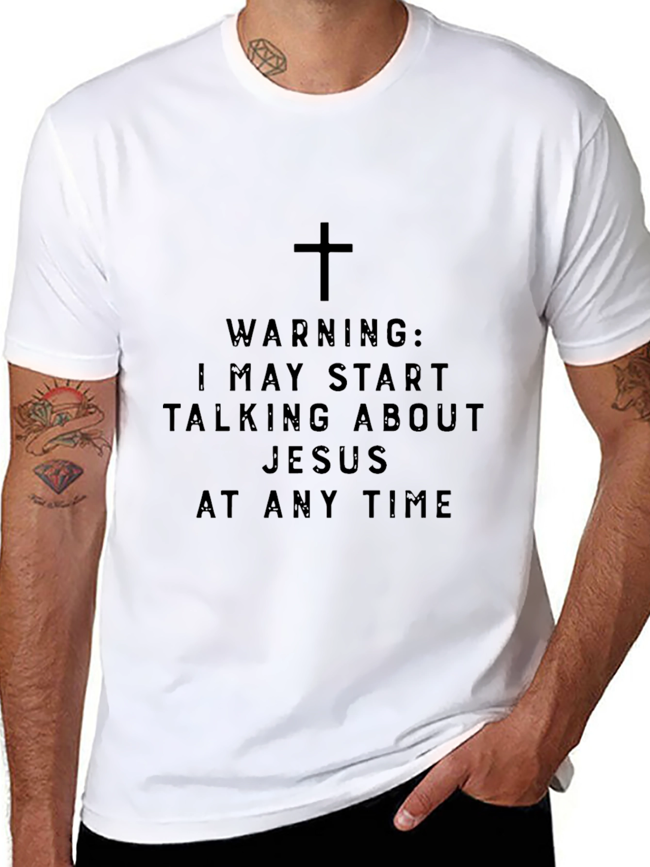 Warning: I May Talk About Jesus T-Shirt