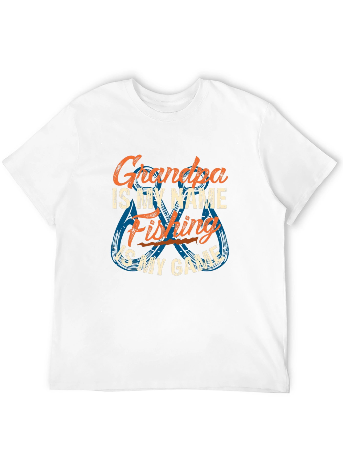 Grandpa Fishing T-Shirt - Name is My Game