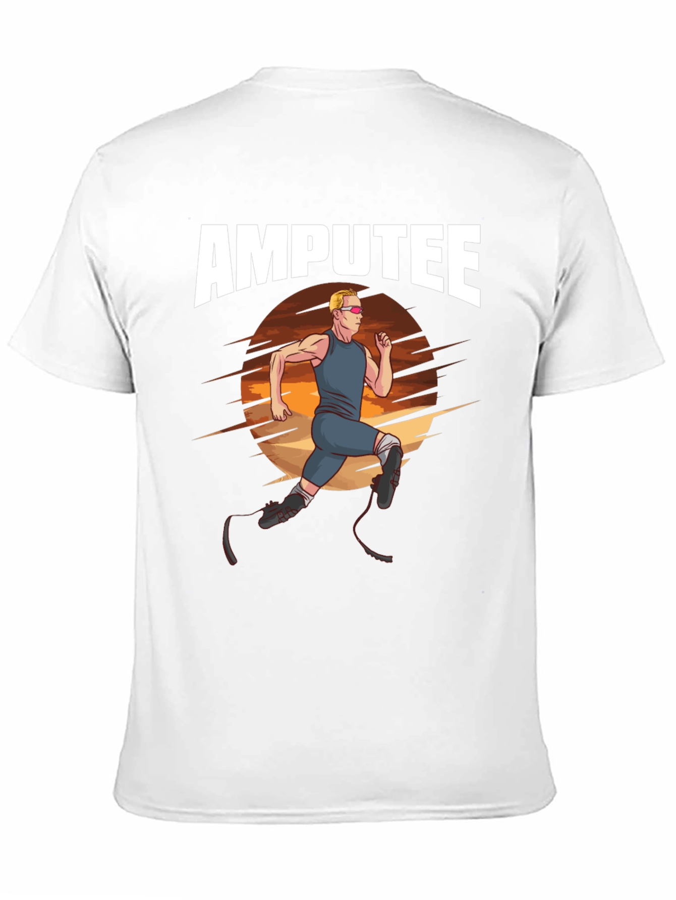Amputee Runner Graphic T-Shirt