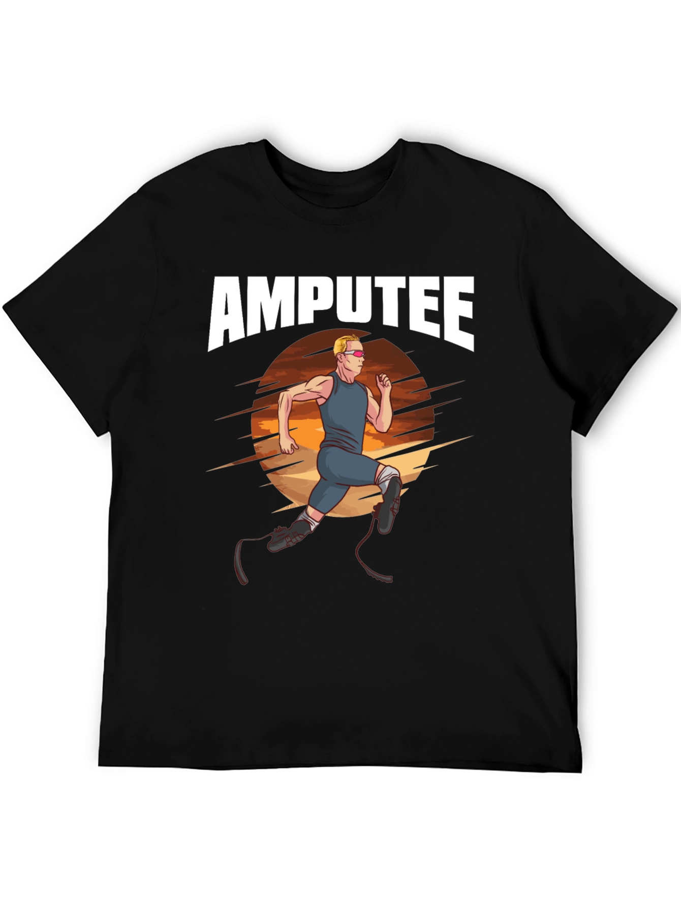 Amputee Runner Graphic T-Shirt