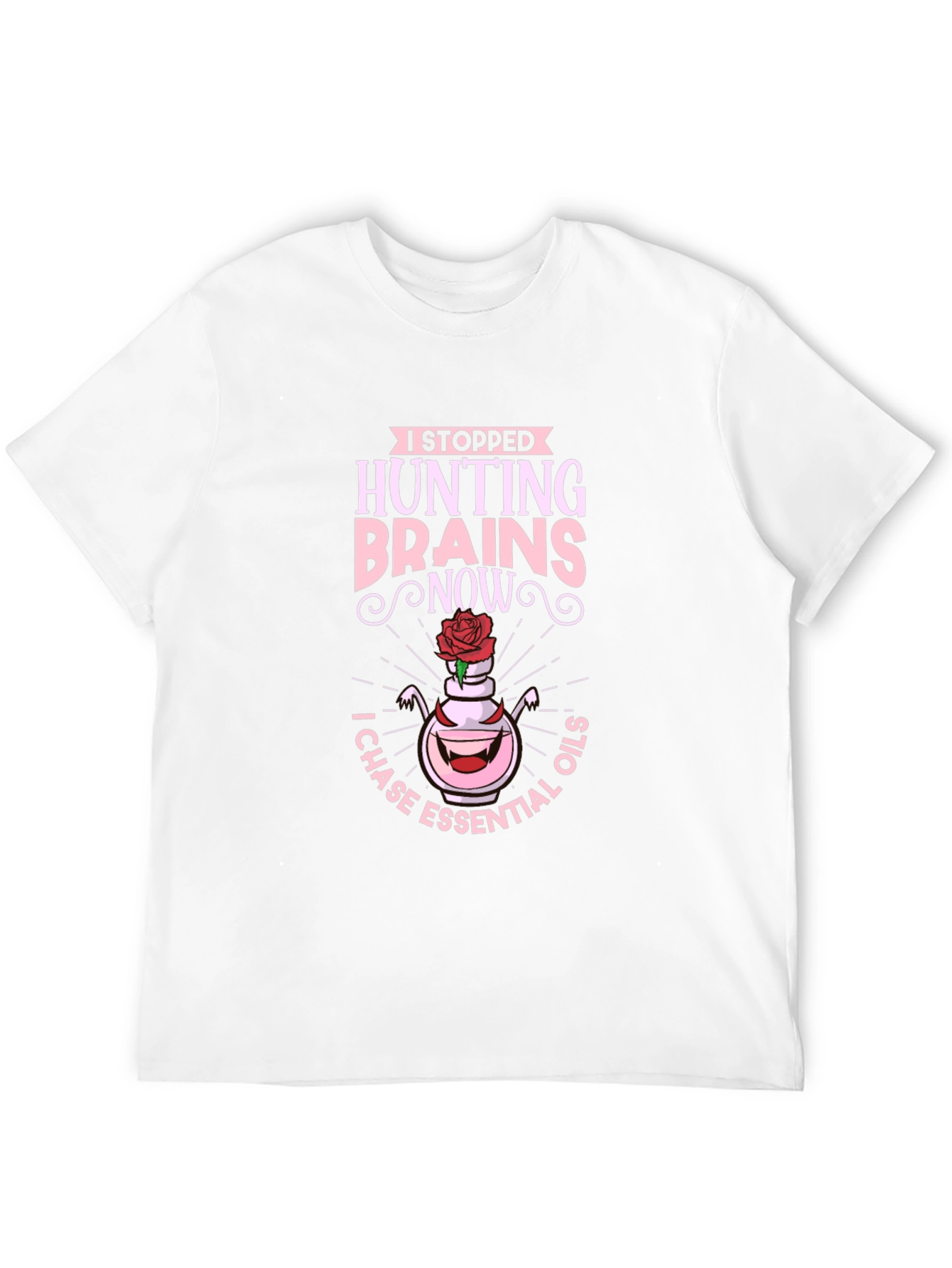 Hunting Brains Essential Oils Graphic T-Shirt