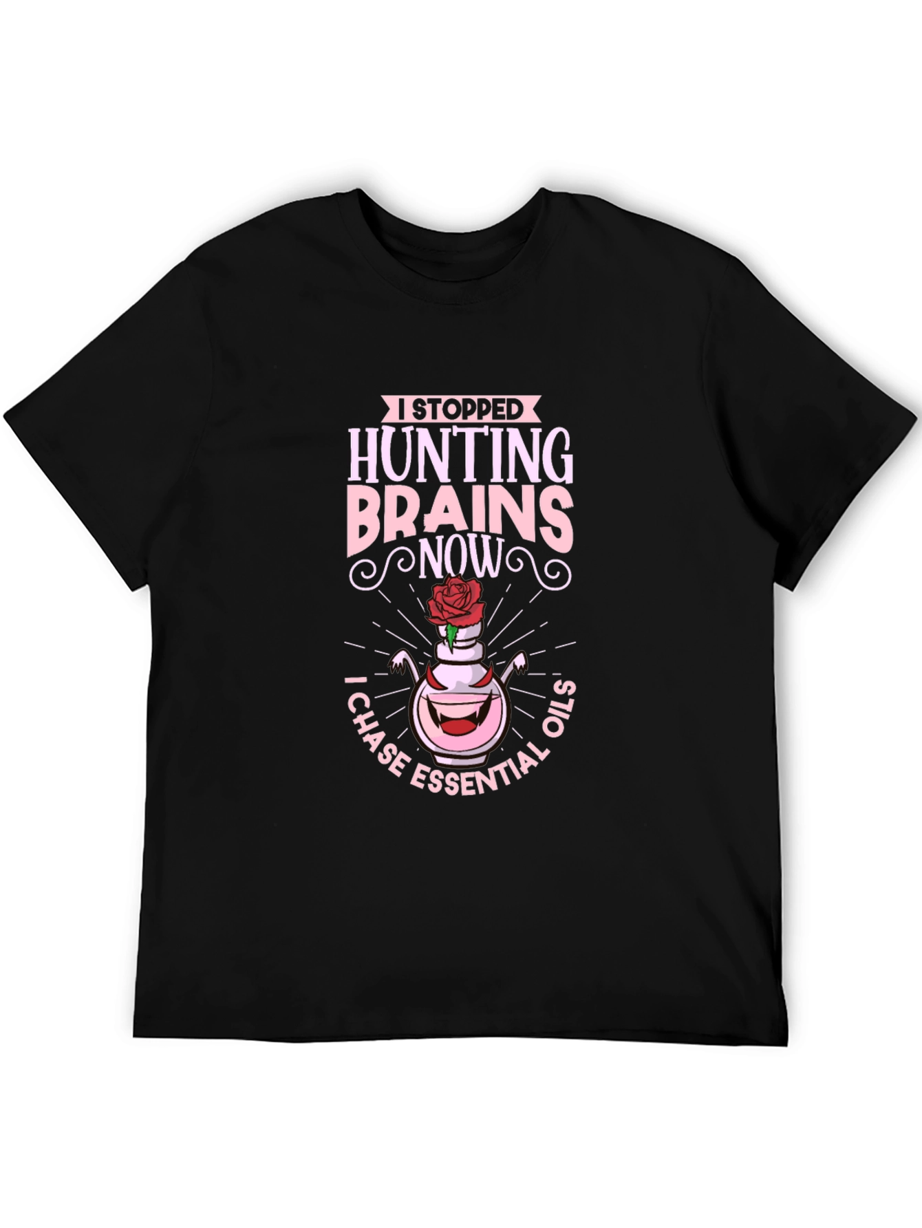 Hunting Brains Essential Oils Graphic T-Shirt