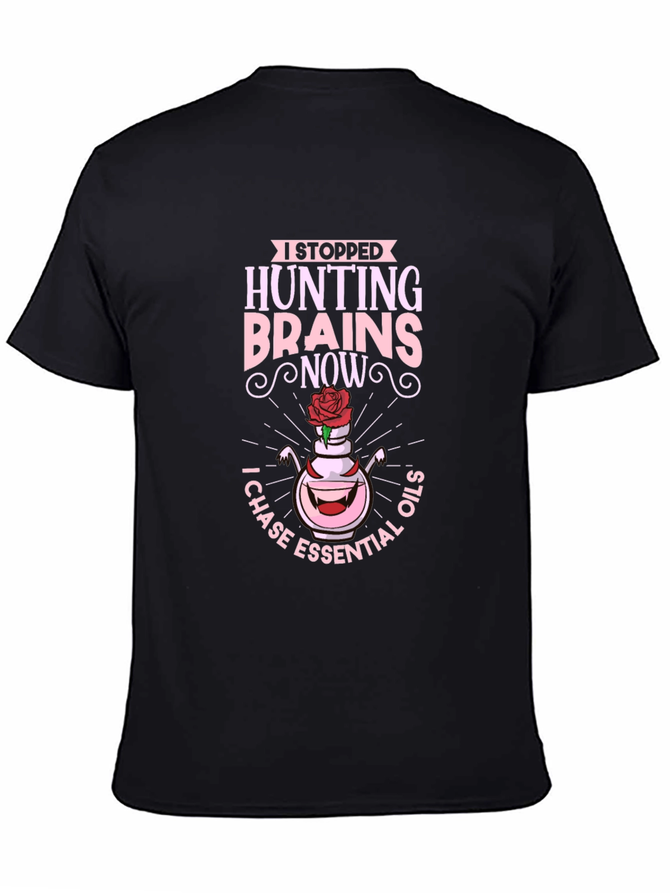 Hunting Brains Essential Oils Graphic T-Shirt