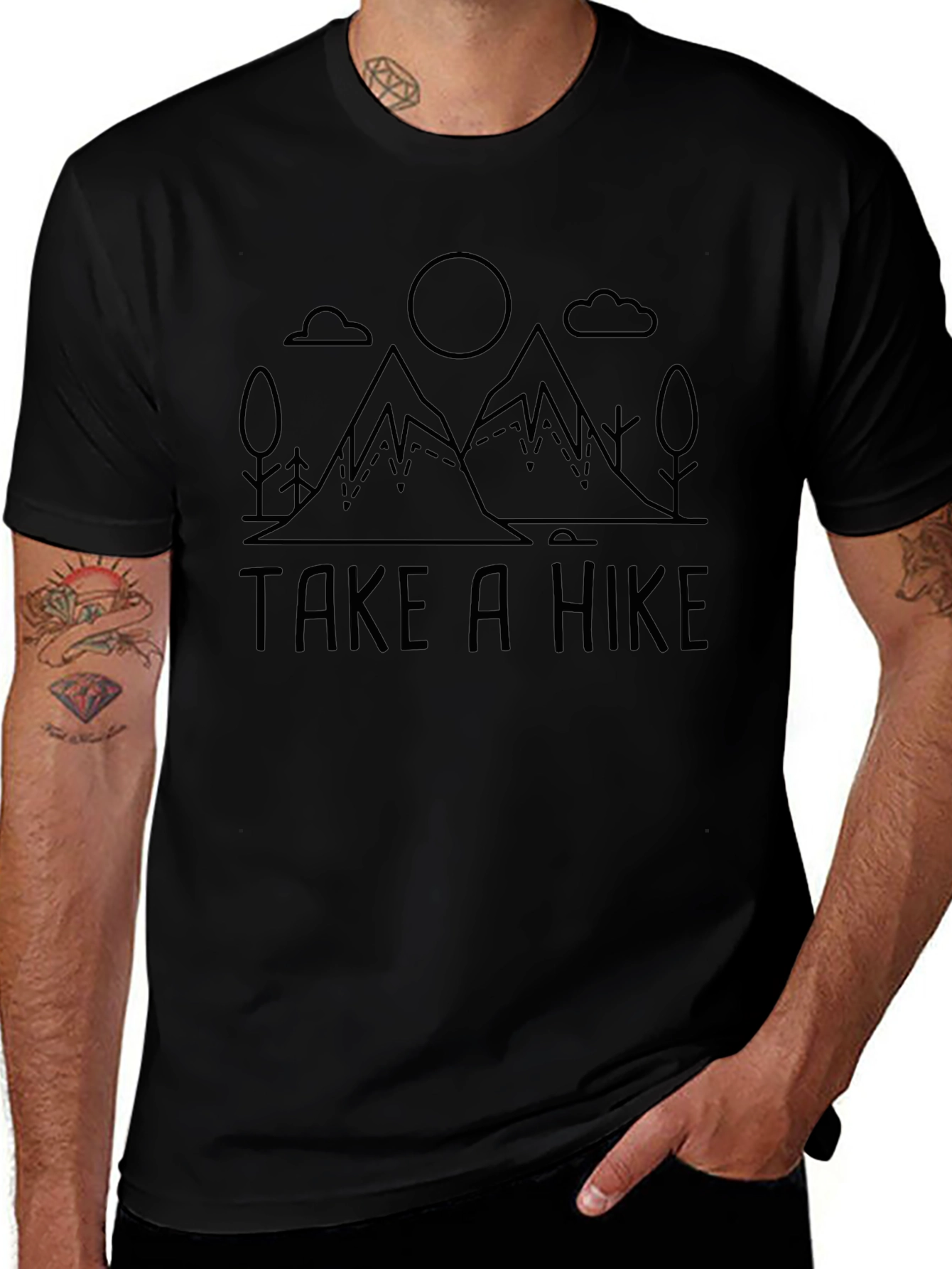Take a Hike Graphic Tee - Nature Adventure Shirt