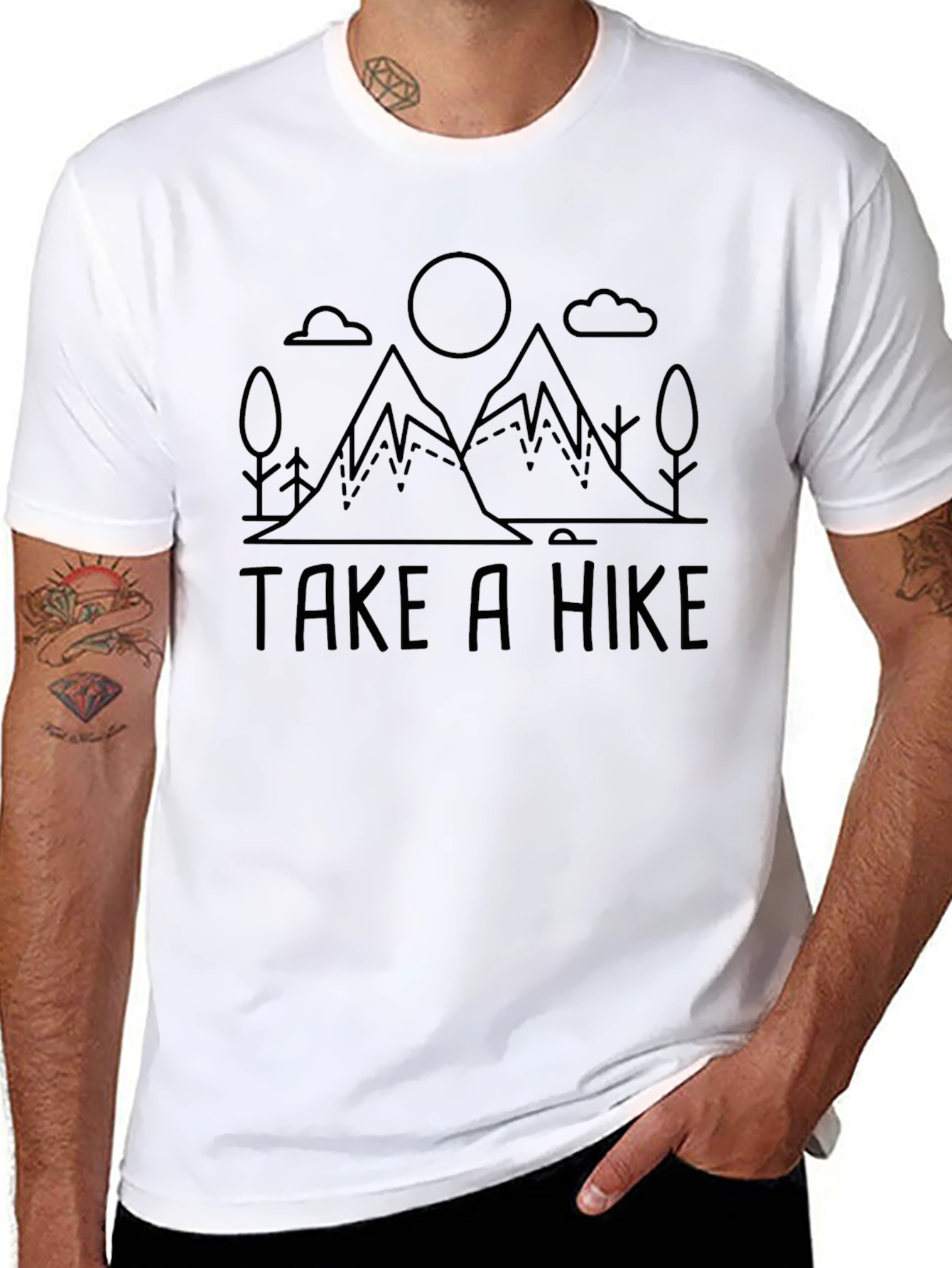 Take a Hike Graphic Tee - Nature Adventure Shirt